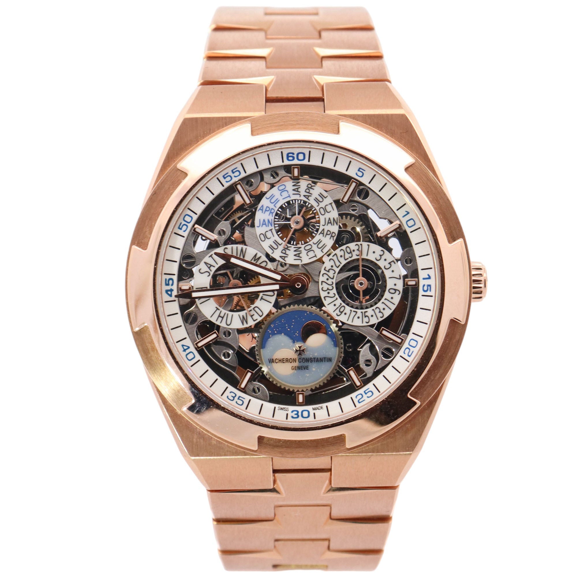 Vacheron Constantin Overseas 41.5mm Openwork Dial Watch Ref# 4300V