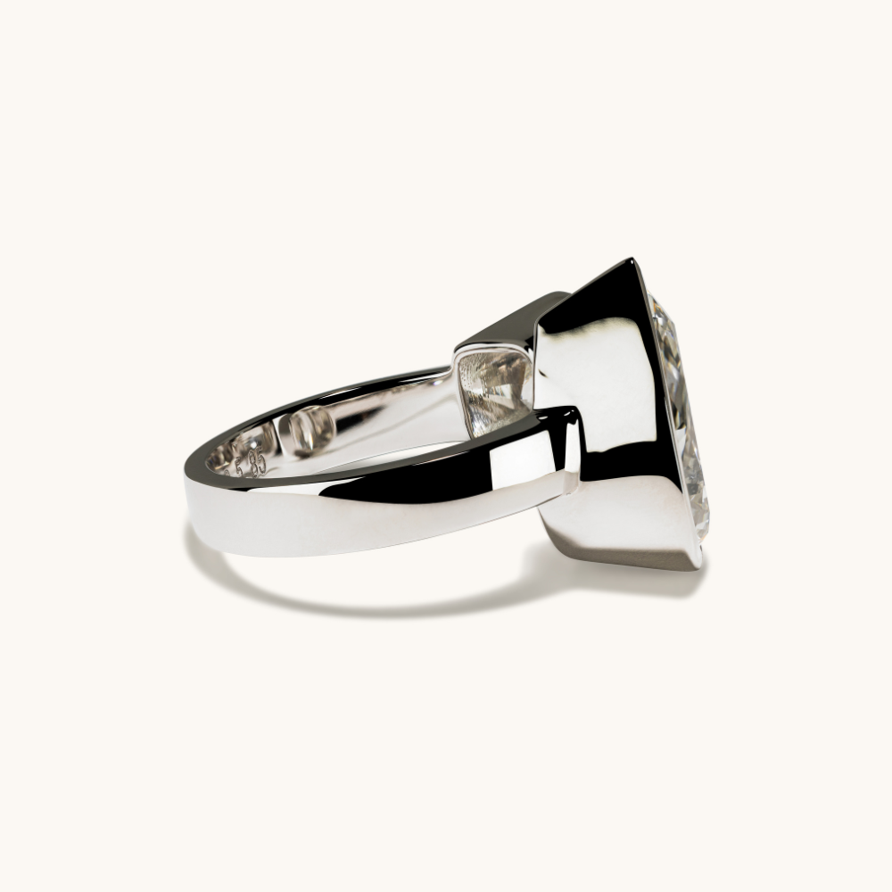 Pear and Cushion Toi et Moi Lab Diamond Engagement Ring - Happy Jewelers Fine Jewelry Lifetime Warranty