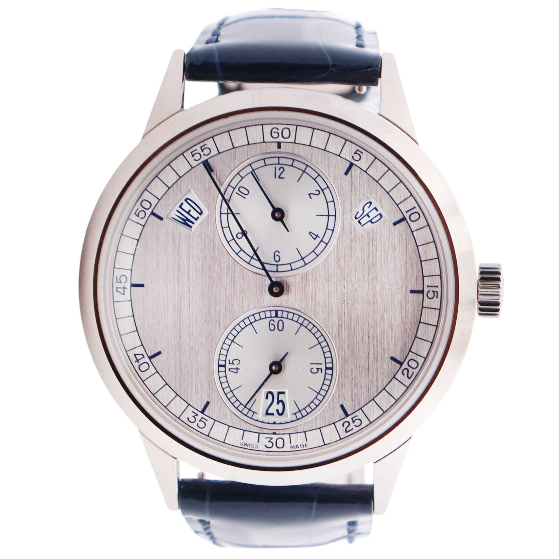 Patek Philippe Calatrava 40.5mm Silver Dial Watch Ref# 5235G-001 - Happy Jewelers Fine Jewelry Lifetime Warranty