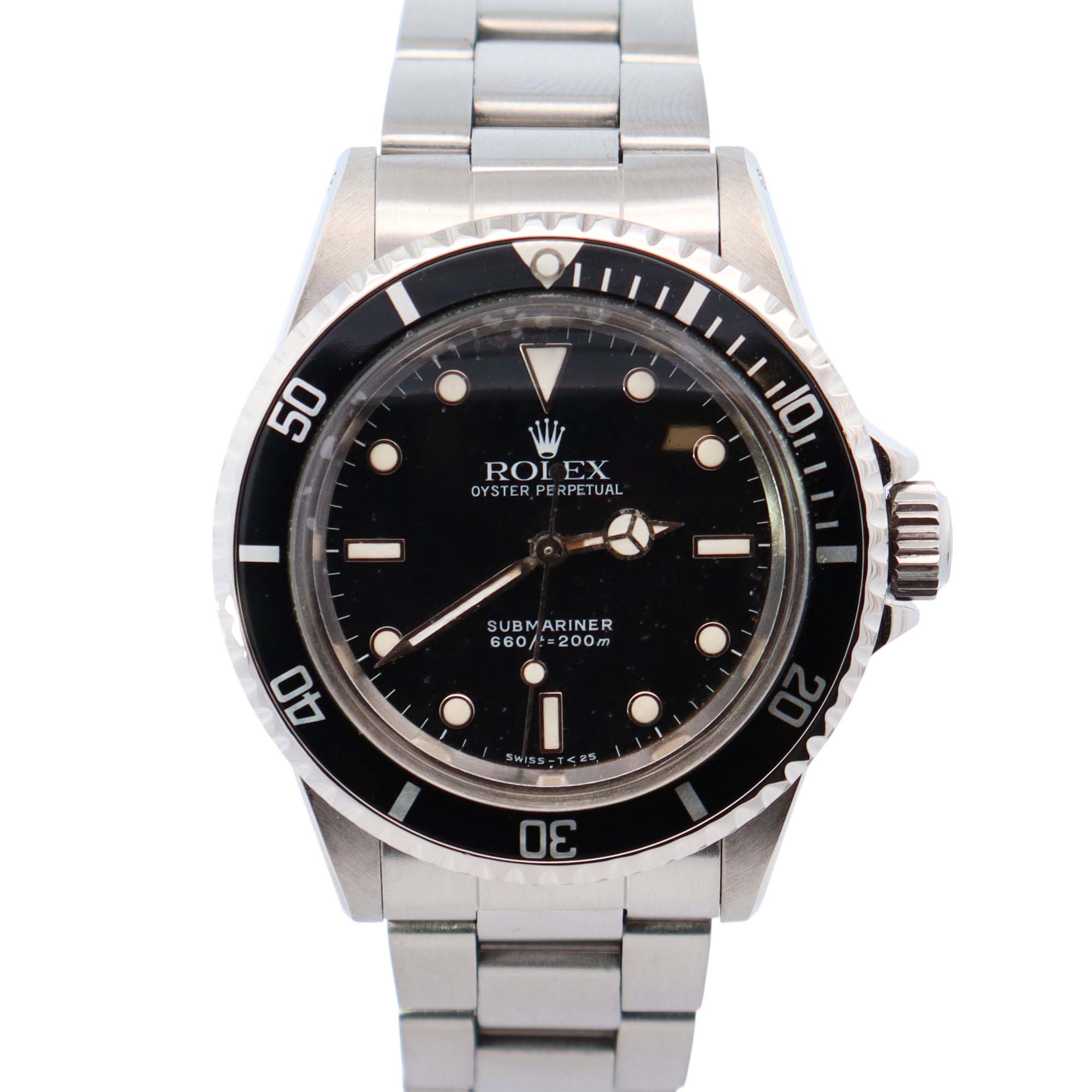 Rolex Submariner 40mm Black Dial Watch Ref# 5513 – Happy Jewelers