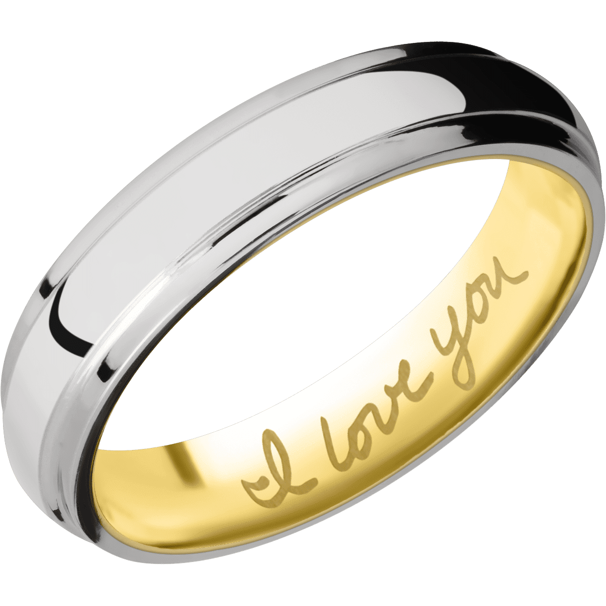 10K White Gold + Polish , Polish Finish + 10K Yellow Gold - Happy Jewelers Fine Jewelry Lifetime Warranty