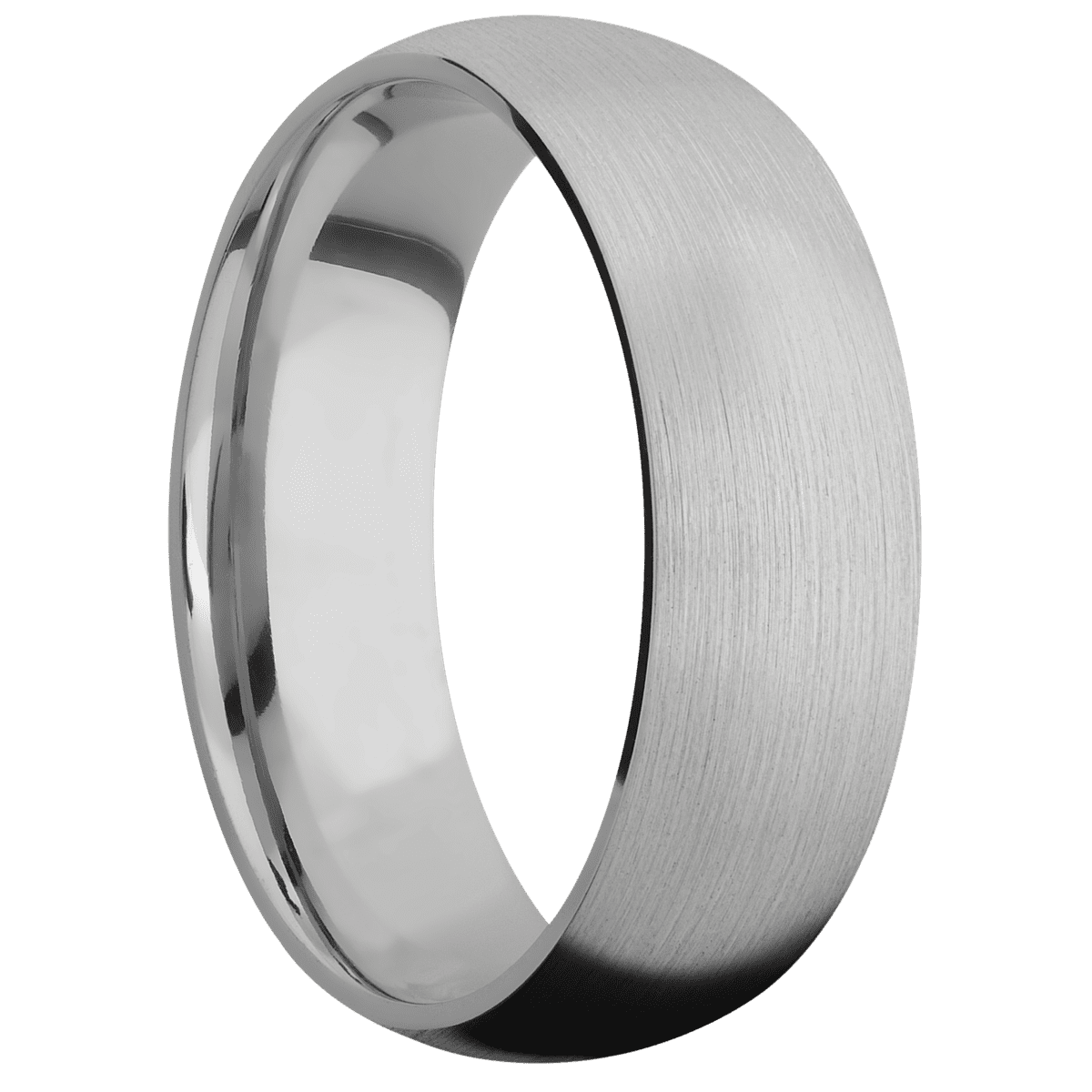 Titanium + Satin , Polish Finish - Happy Jewelers Fine Jewelry Lifetime Warranty