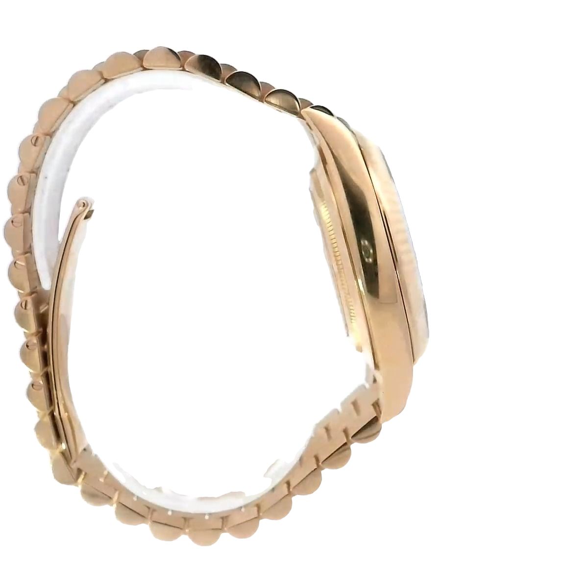 Rolex Day Date Yellow Gold Black Stick Dial Watch | Ref# 228238 - Happy Jewelers Fine Jewelry Lifetime Warranty