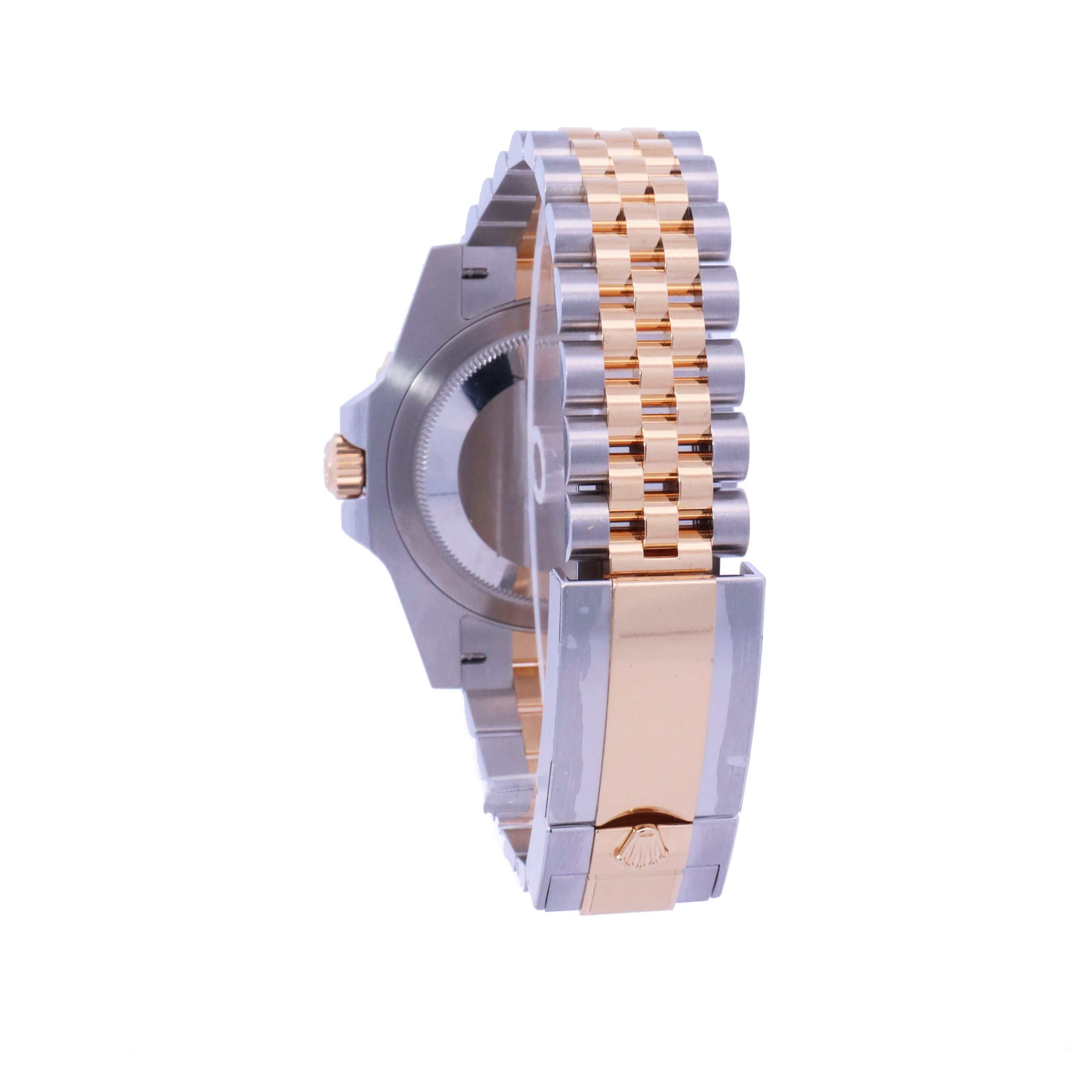 Rolex GMT-Master II Yellow Gold & Stainless Steel 40mm Black Dot Dial Watch | Ref# 126713GRNR - Happy Jewelers Fine Jewelry Lifetime Warranty