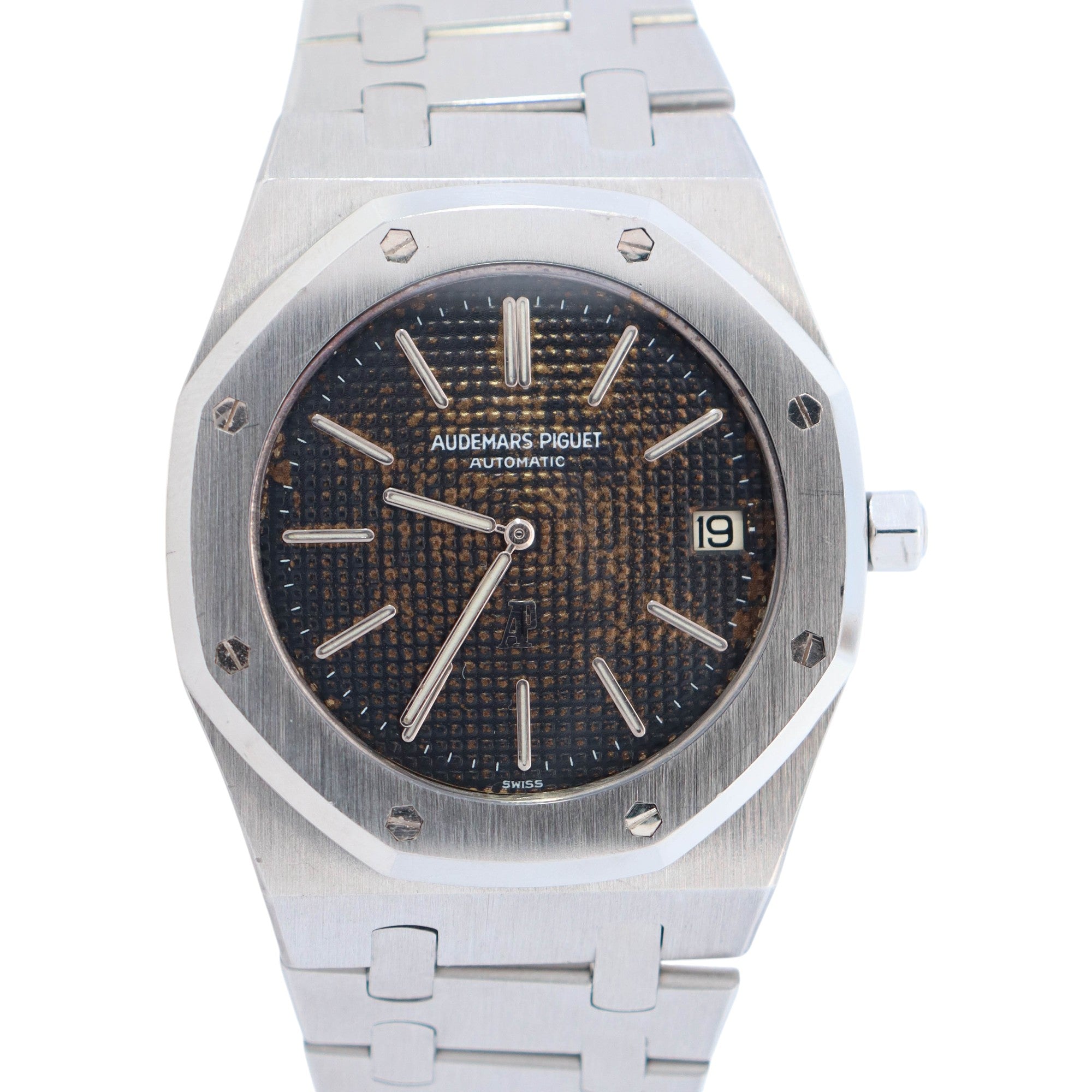 Audemars Piguet Royal Oak 39mm Black Stick Dial Ref# 5402ST - Happy Jewelers Fine Jewelry Lifetime Warranty