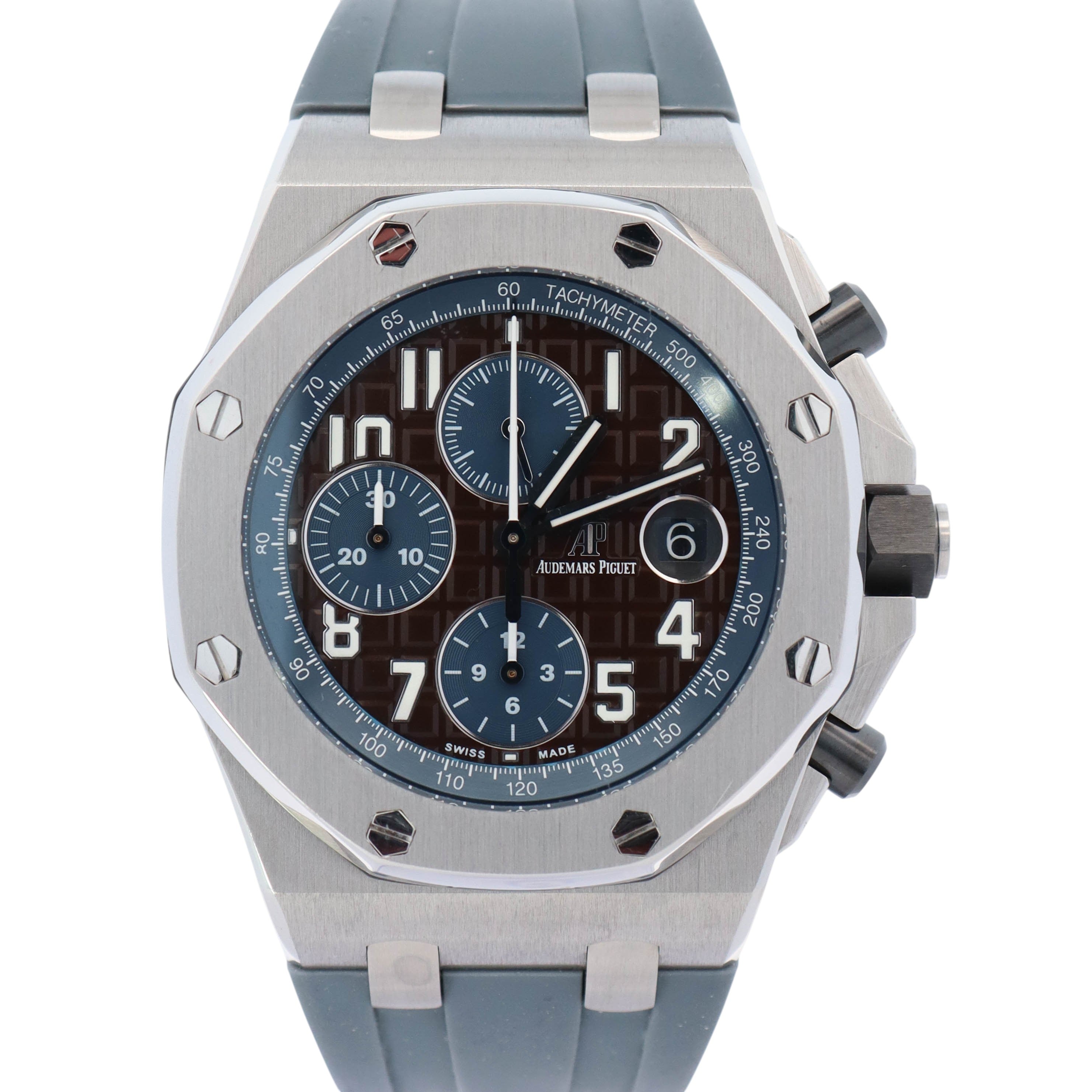 Audemars Piguet Royal Oak 42mm Brown Dial Watch Ref# 26470ST.OO.A099RC.01 - Happy Jewelers Fine Jewelry Lifetime Warranty