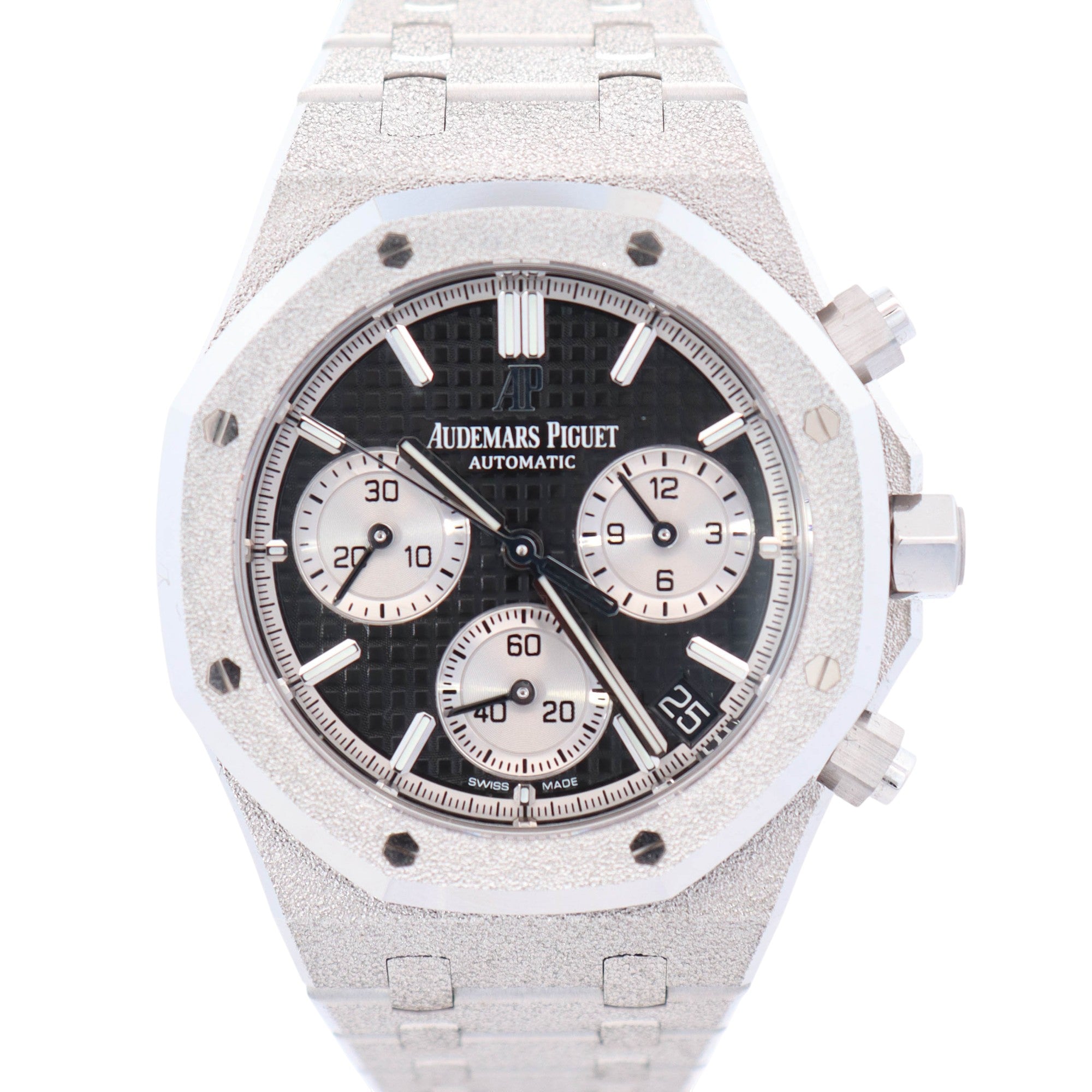 Audemars Piguet Royal Oak 41mm Black Dial Watch Ref# 26239BC.GG.1224BC.02 - Happy Jewelers Fine Jewelry Lifetime Warranty
