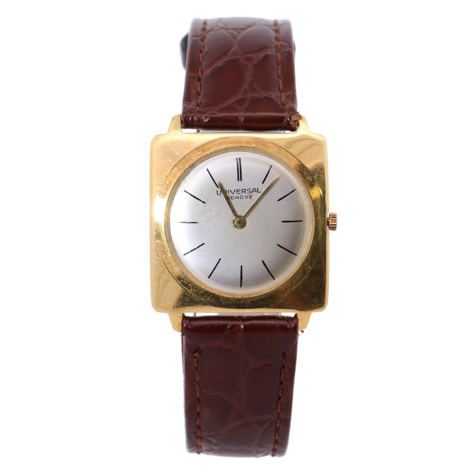 Universal Geneve Square 28mm Silver Dial Watch