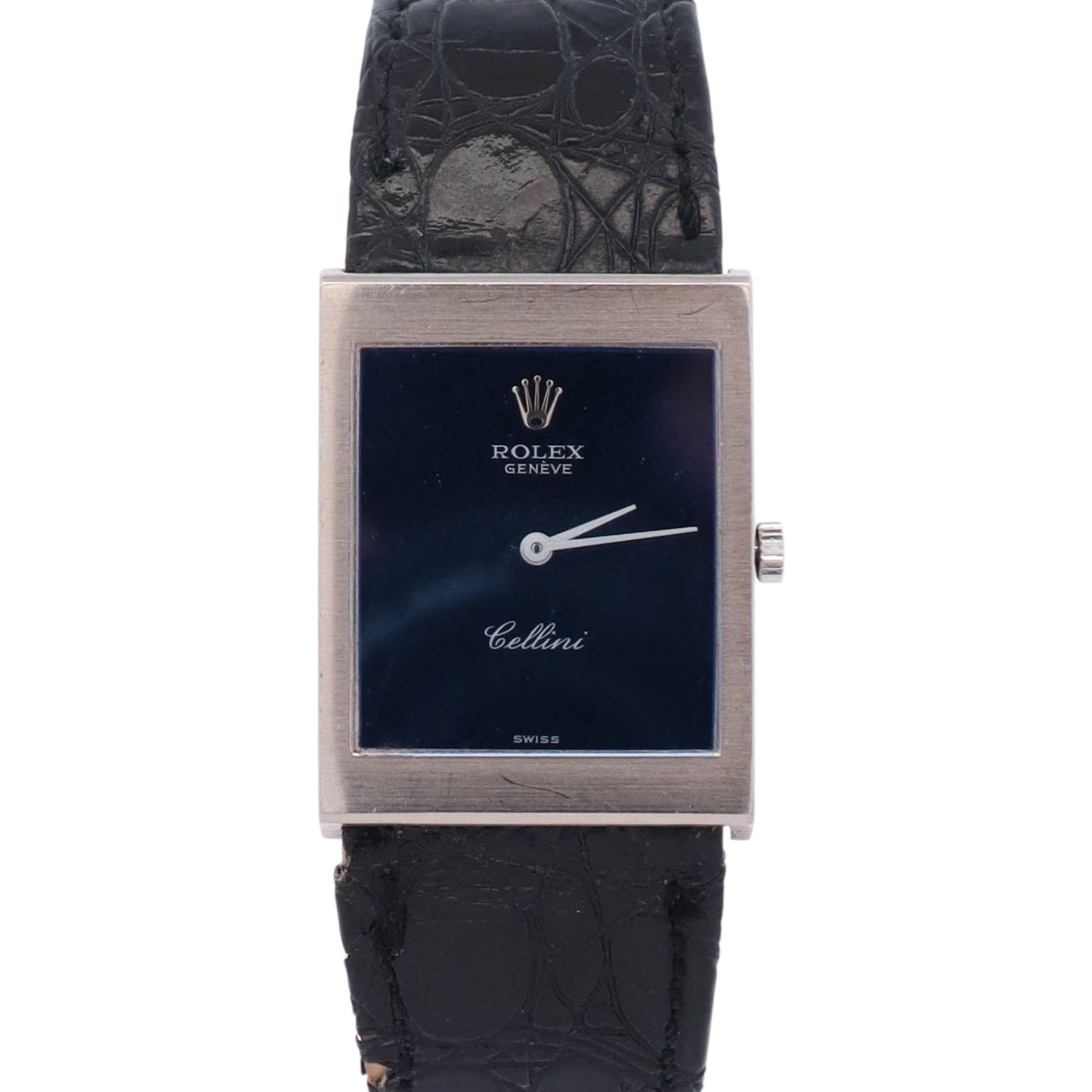 Rolex Cellini 23mm Blue Dial Watch Ref# 4014/9 - Happy Jewelers Fine Jewelry Lifetime Warranty