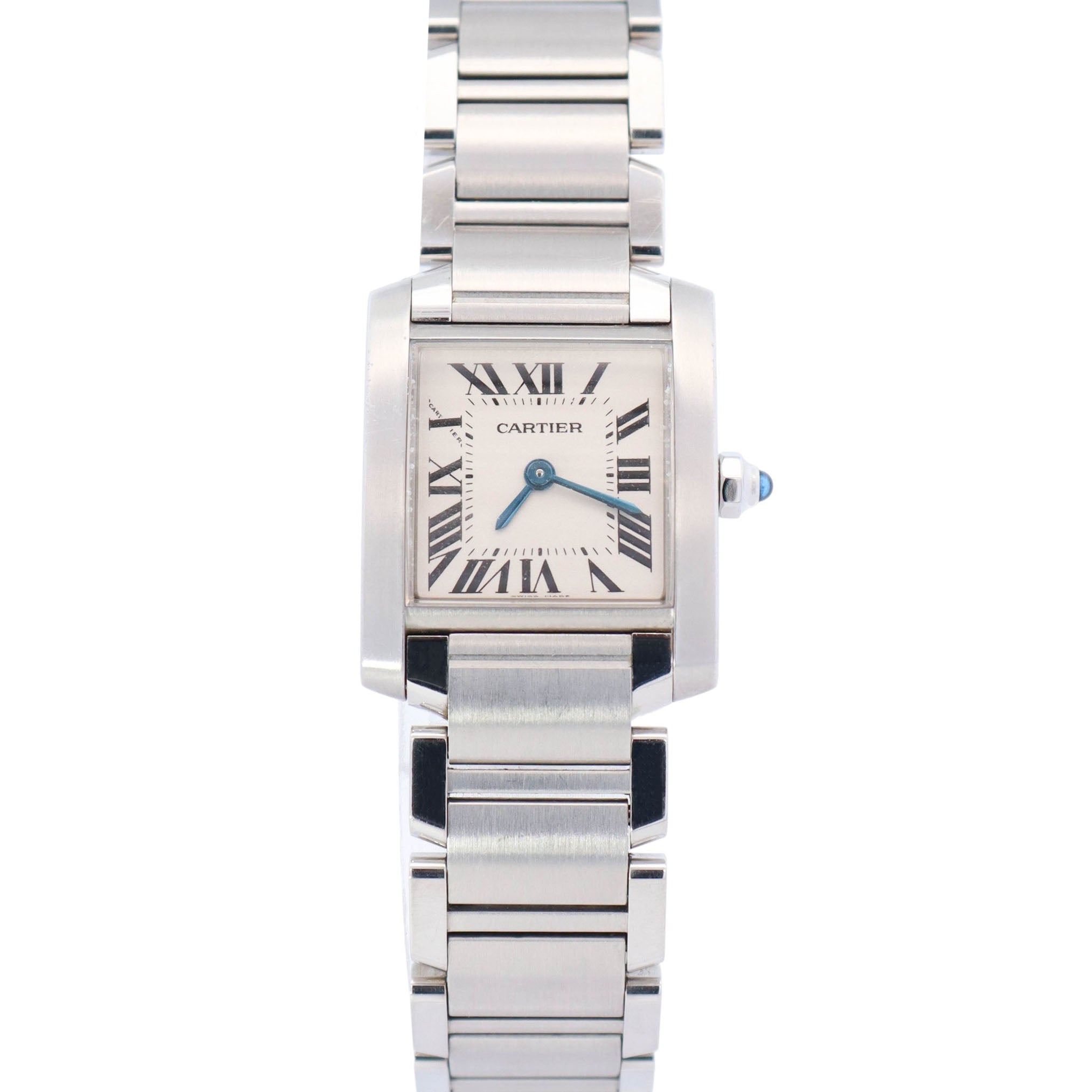 Cartier Tank 20mm White Dial Watch Ref# W51008Q3 - Happy Jewelers Fine Jewelry Lifetime Warranty