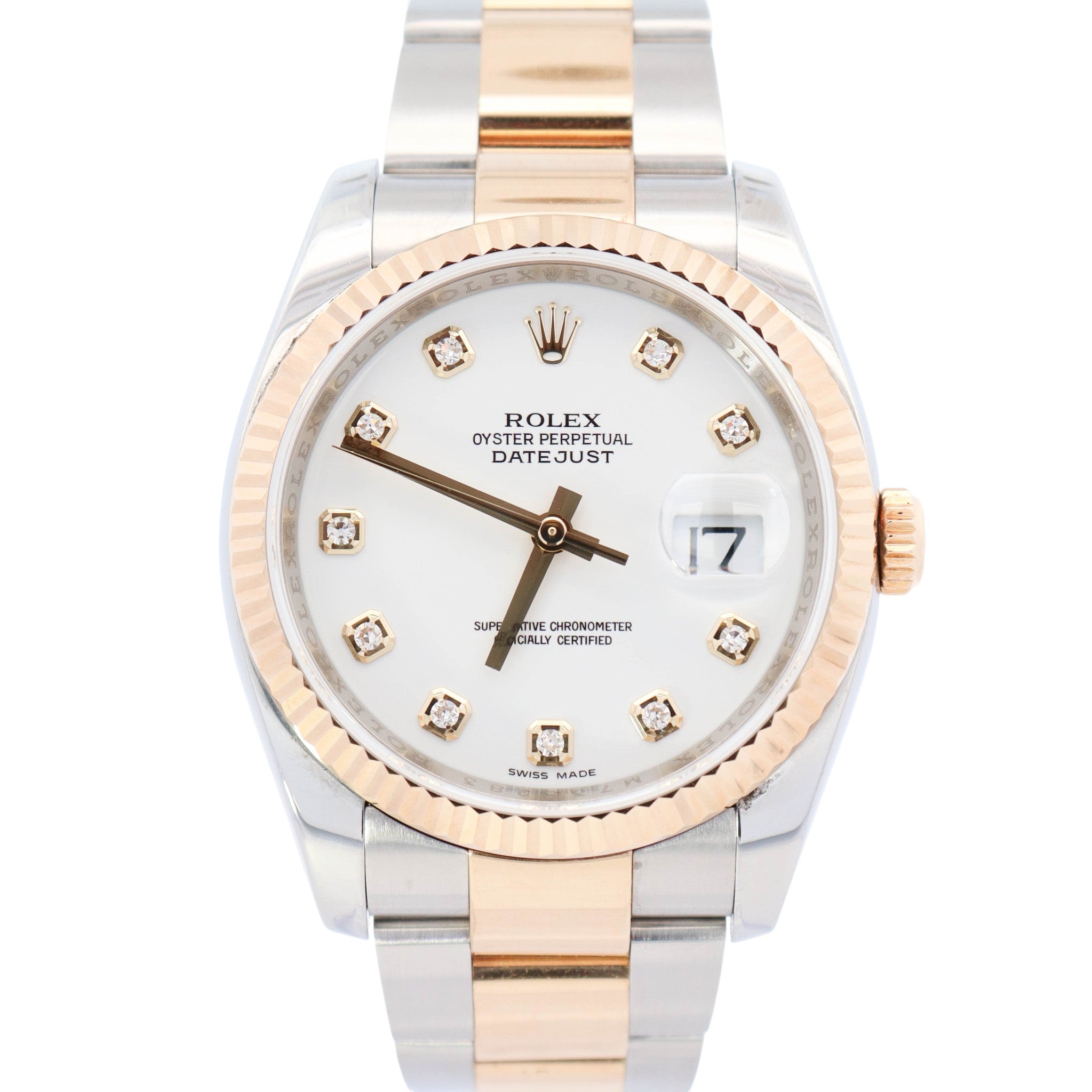 Rolex Datejust 36mm White Dial Watch Ref# 116233 - Happy Jewelers Fine Jewelry Lifetime Warranty