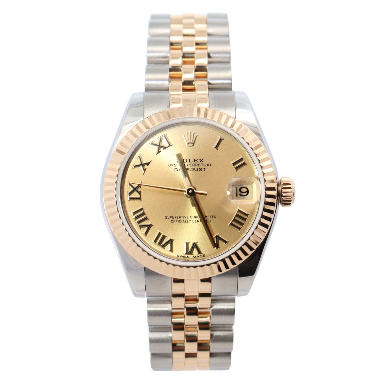Rolex Datejust 31mm Champagne Dial Watch Ref# 178273 - Happy Jewelers Fine Jewelry Lifetime Warranty
