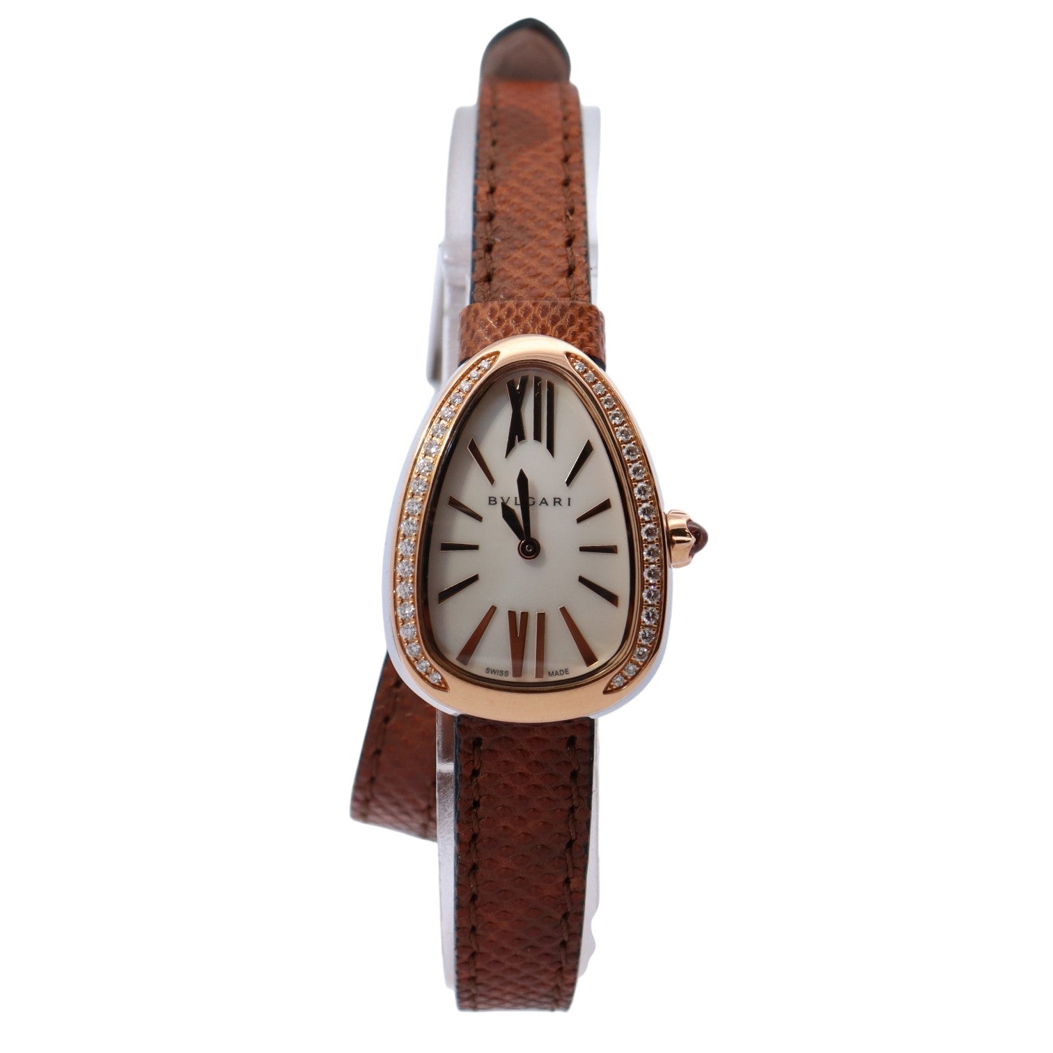 Bvlgari Serpenti 31mm White MOP Dial Watch Ref# 103059 - Happy Jewelers Fine Jewelry Lifetime Warranty