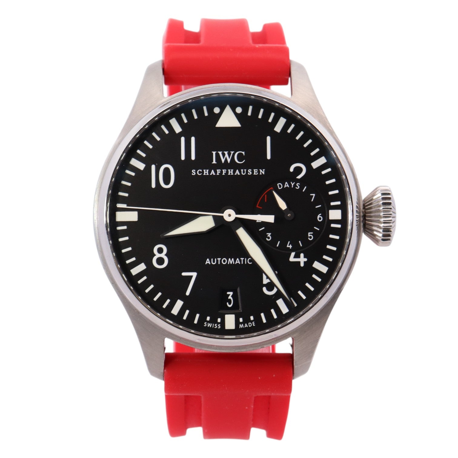 IWC Big Pilots 46mm Black Dial Watch Ref# IW501001 - Happy Jewelers Fine Jewelry Lifetime Warranty