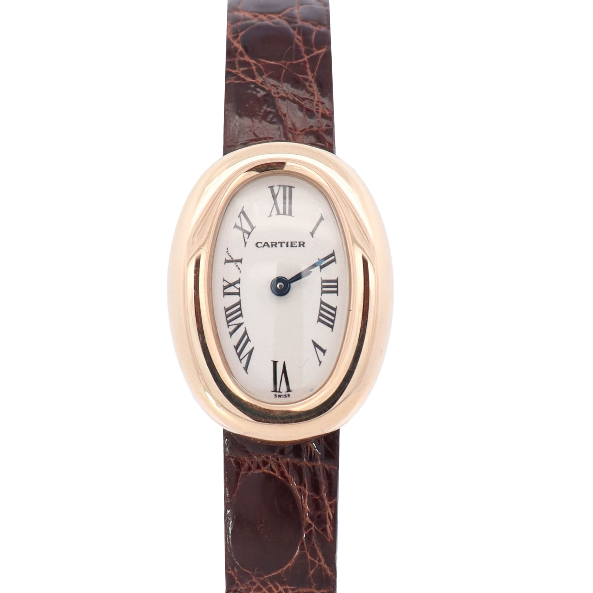 Cartier Baignoire 18mm White Dial Watch Ref# W1510956 - Happy Jewelers Fine Jewelry Lifetime Warranty