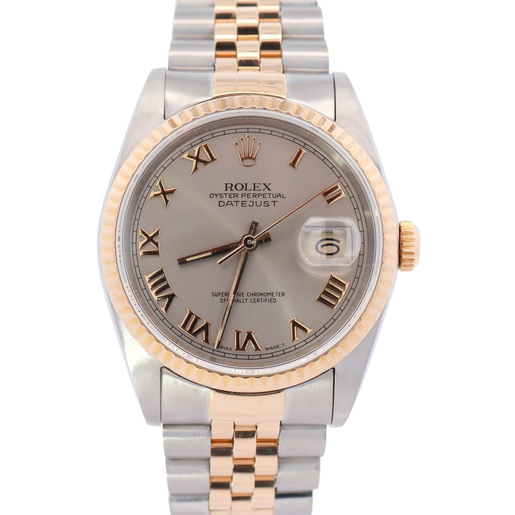 Rolex Datejust 36mm Silver Dial Watch Ref# 16233 - Happy Jewelers Fine Jewelry Lifetime Warranty