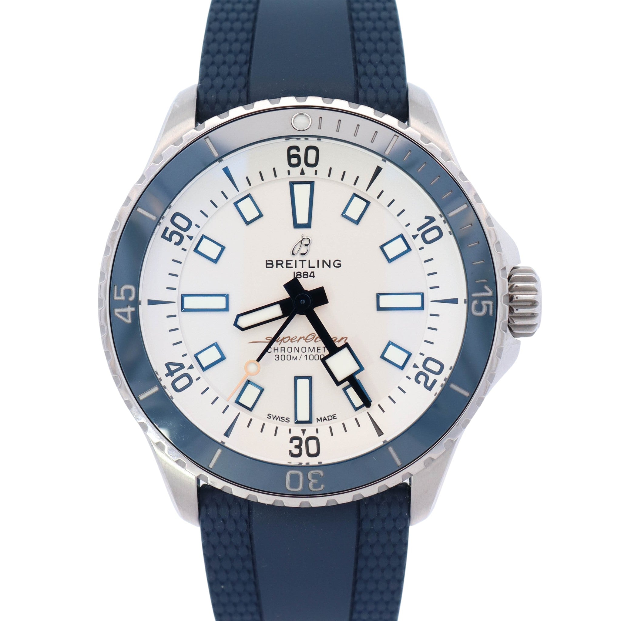 Breitling Superocean 42mm White Dial Watch Ref# A17375E71G1S1 - Happy Jewelers Fine Jewelry Lifetime Warranty