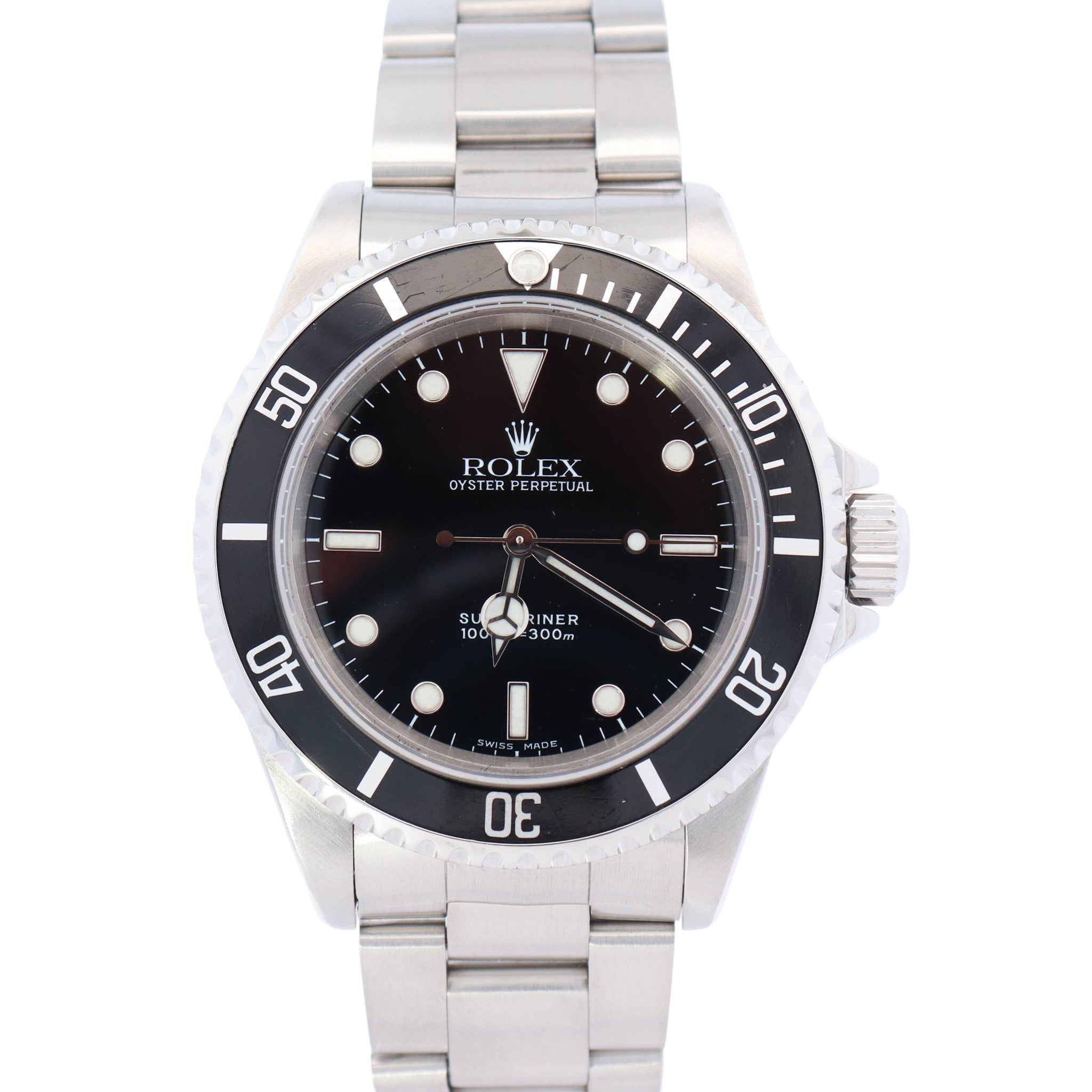 Rolex Submariner 40mm Black Dial Watch Ref# 14060 - Happy Jewelers Fine Jewelry Lifetime Warranty