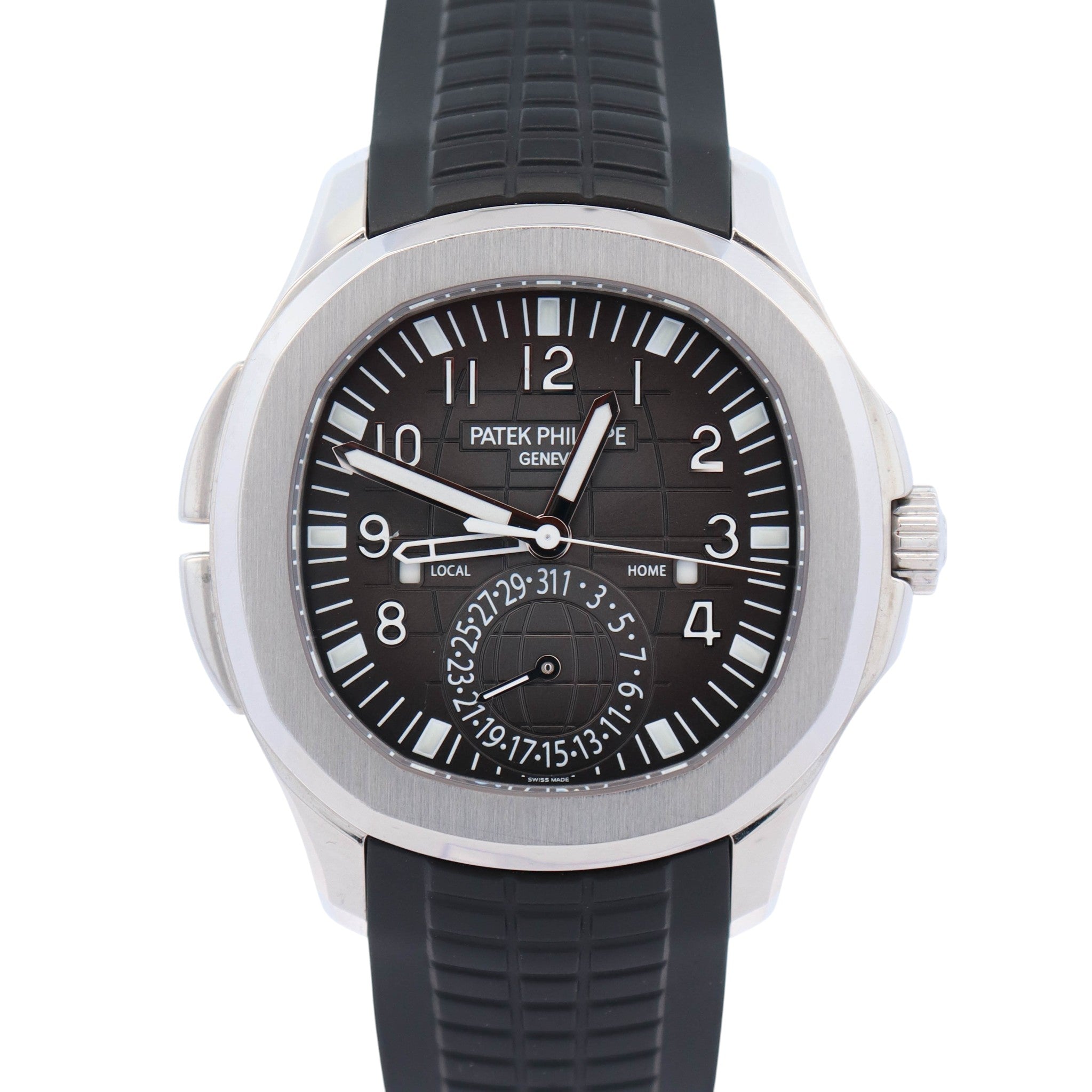 Patek Philippe Aquanaut 40mm Grey Dial Watch Ref# 5164A-001