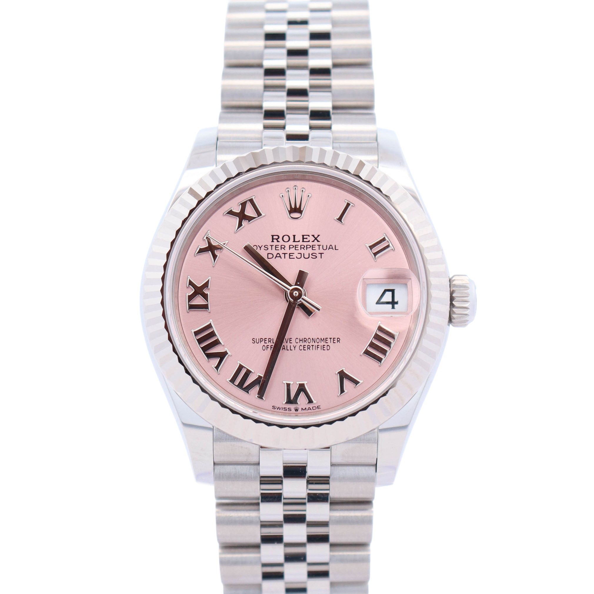 Rolex Datejust 31mm Pink Dial Watch Ref# 278274