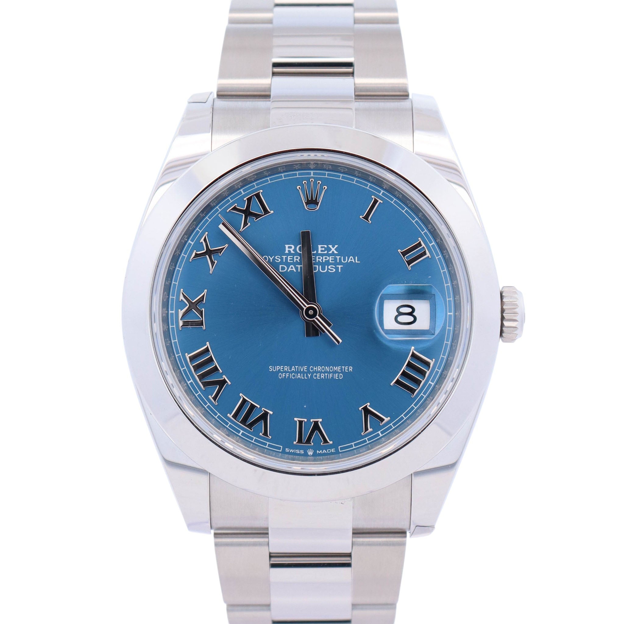 Rolex Datejust 41mm Blue Dial Watch Ref# 126300