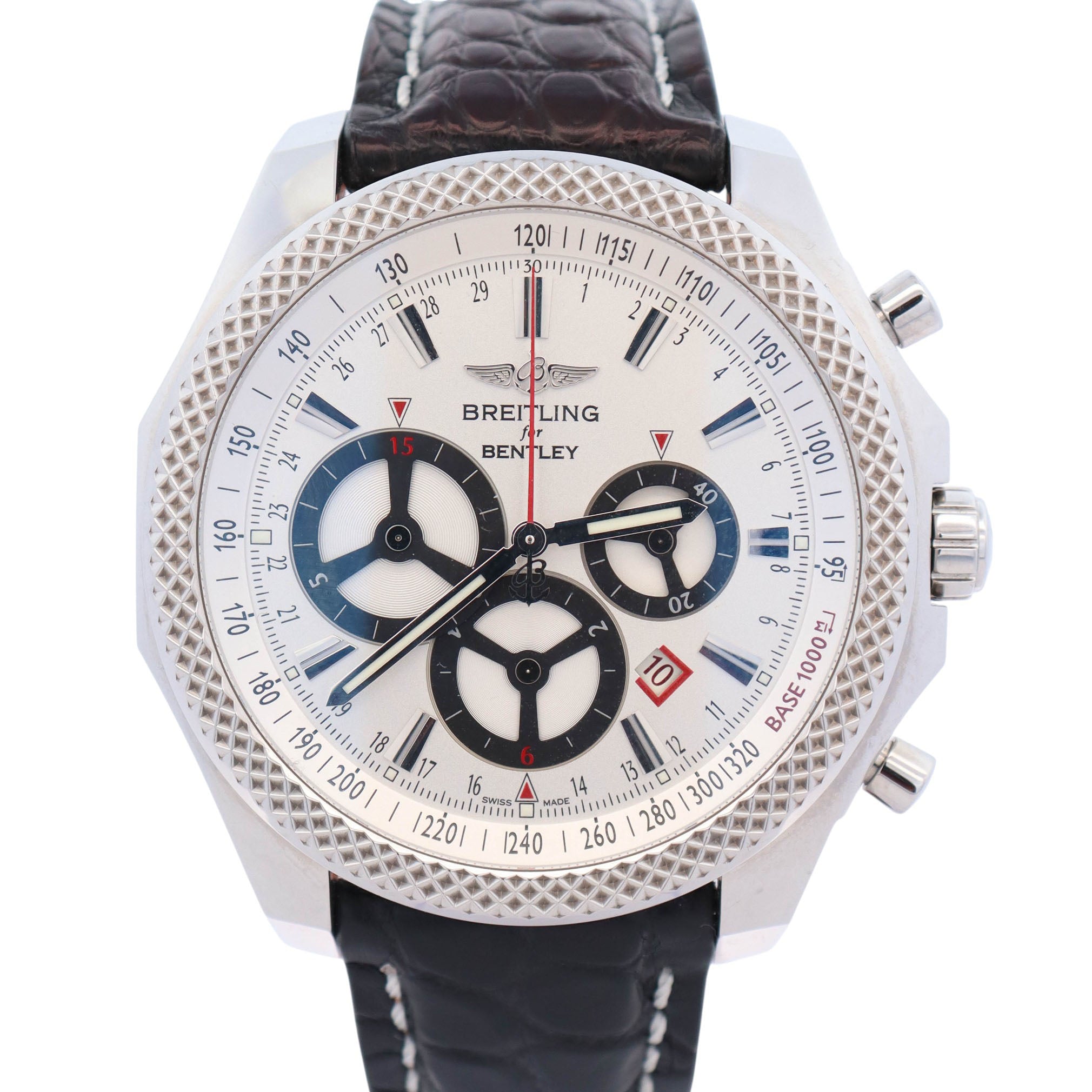 Breitling Bentley 49mm White Dial Watch Ref# A25366