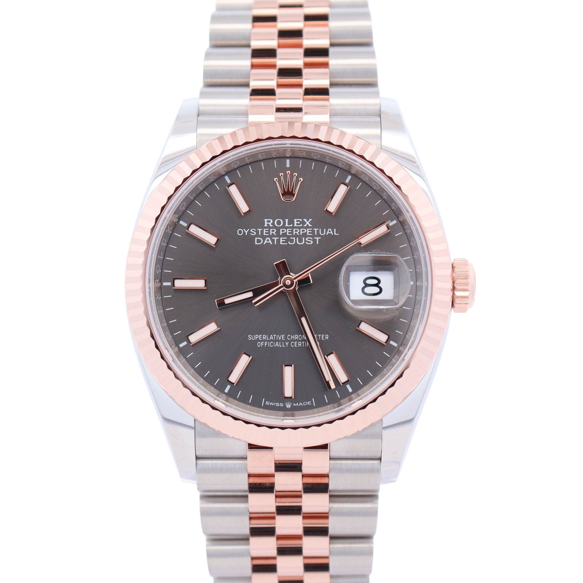 Rolex Datejust 36mm Rhodium Dial Watch Ref# 126231