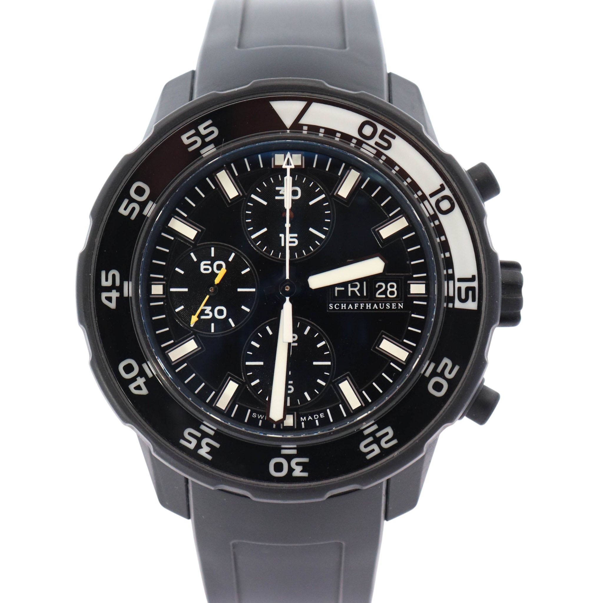 IWC Aquatimer 44mm Black Dial Watch Ref# IW376705