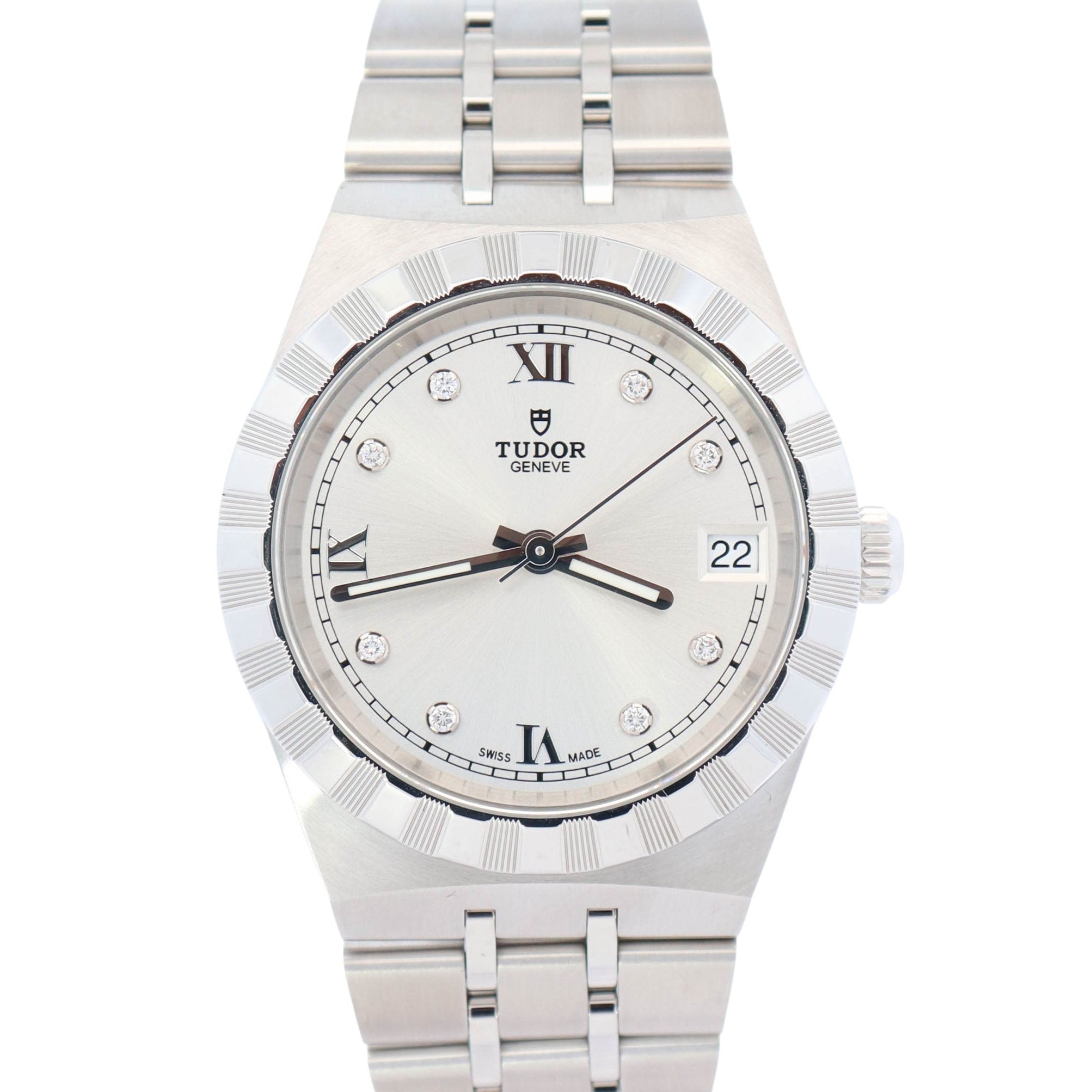 Tudor Royal 34mm Silver Dial Watch Ref# 28400