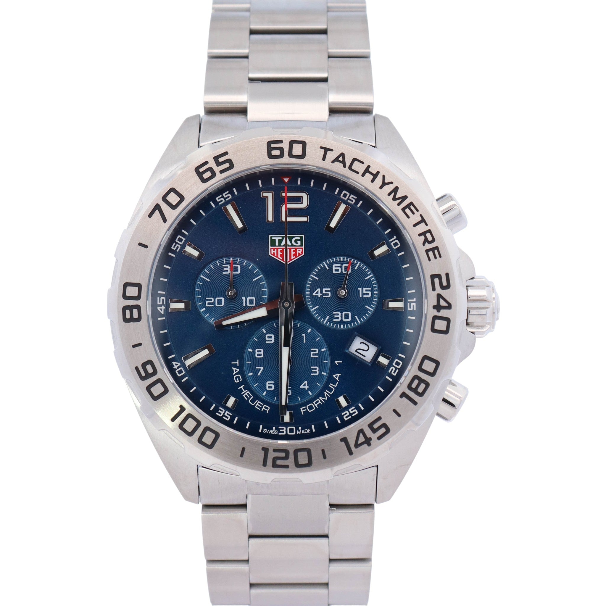 Tag Heuer Formula 1 43mm Blue Dial Watch Ref# CAZ101K.BA0842