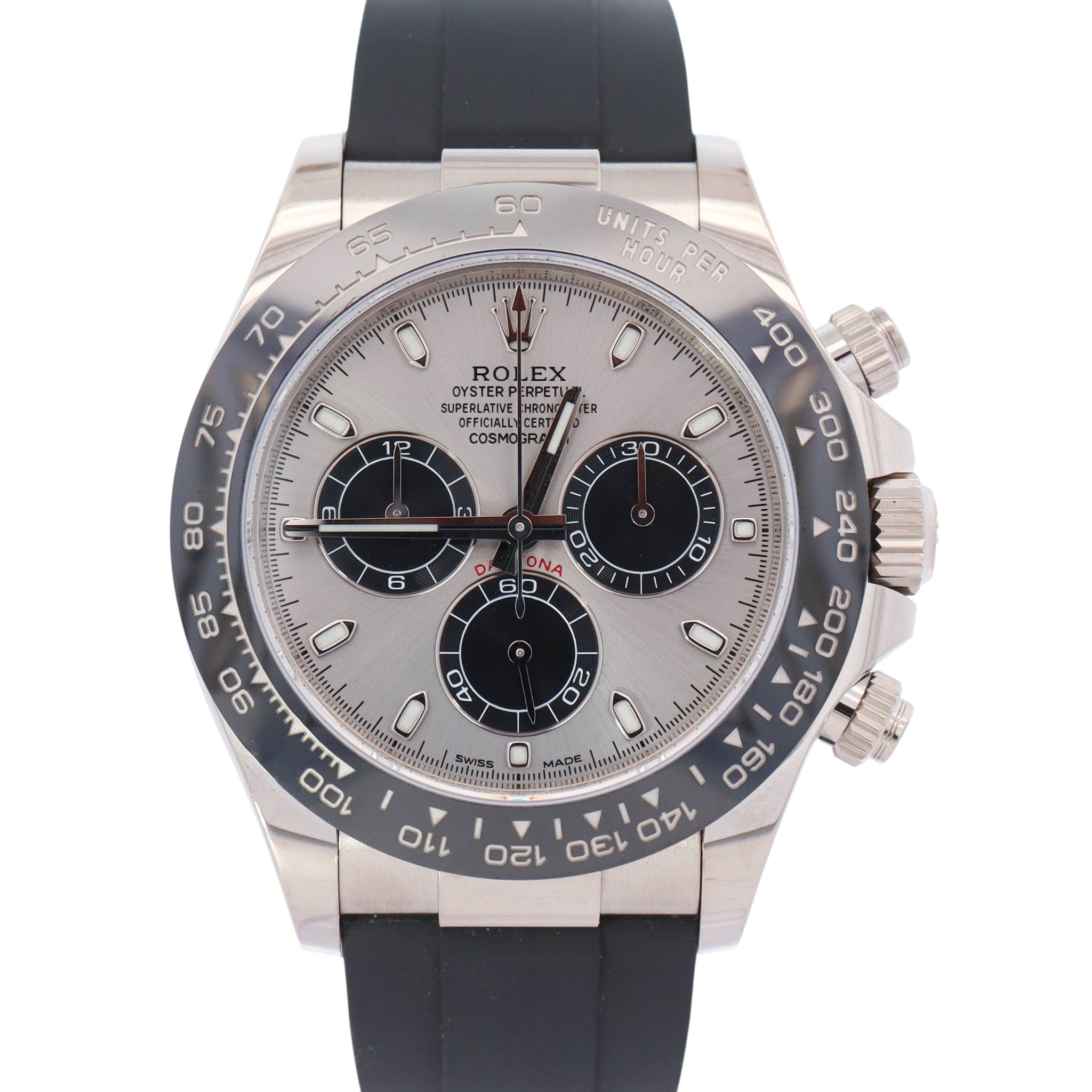 Rolex Daytona 40mm Silver Dial Watch Ref# 116519LN