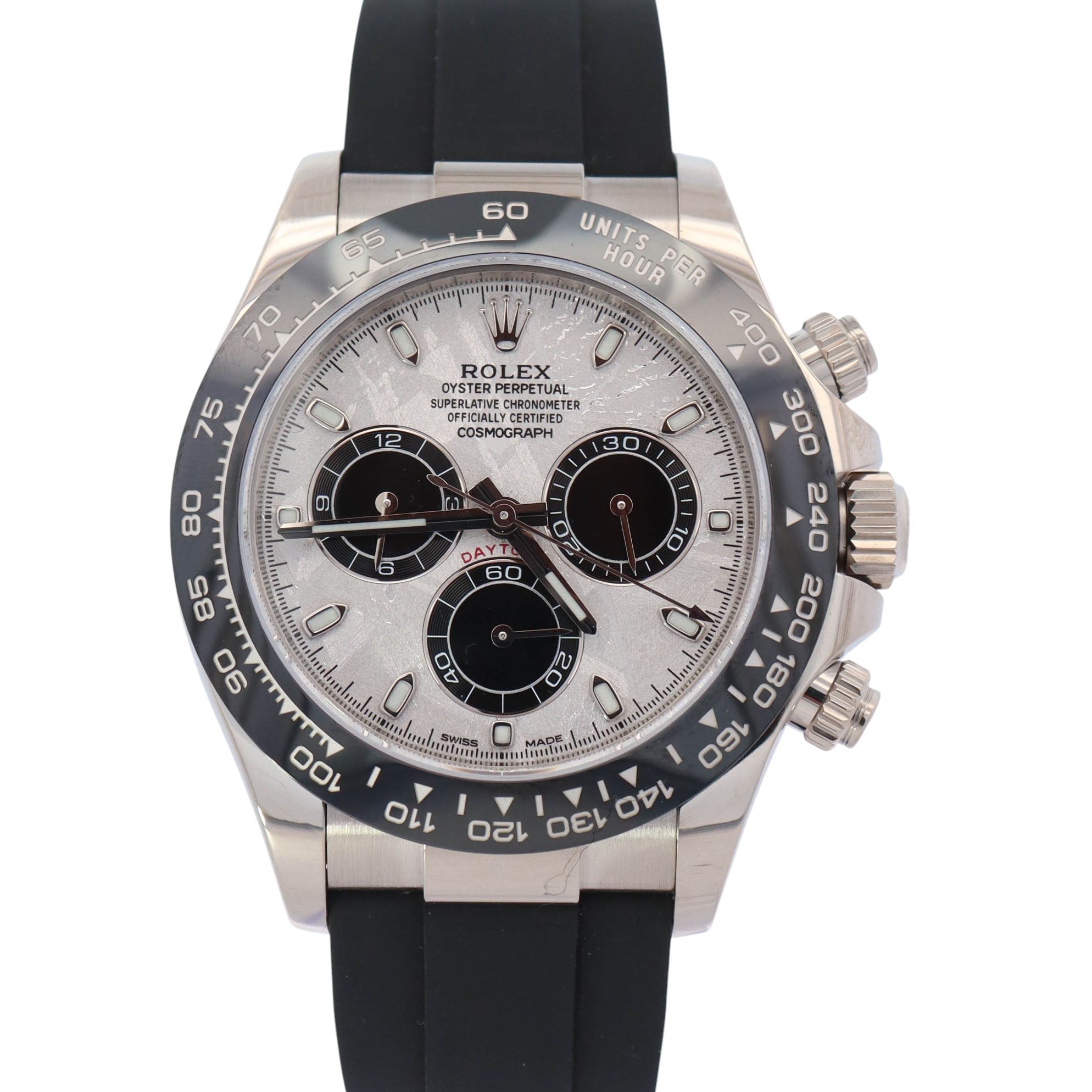 Rolex Daytona 40mm Meteorite Dial Watch Ref# 116519LN - Happy Jewelers Fine Jewelry Lifetime Warranty