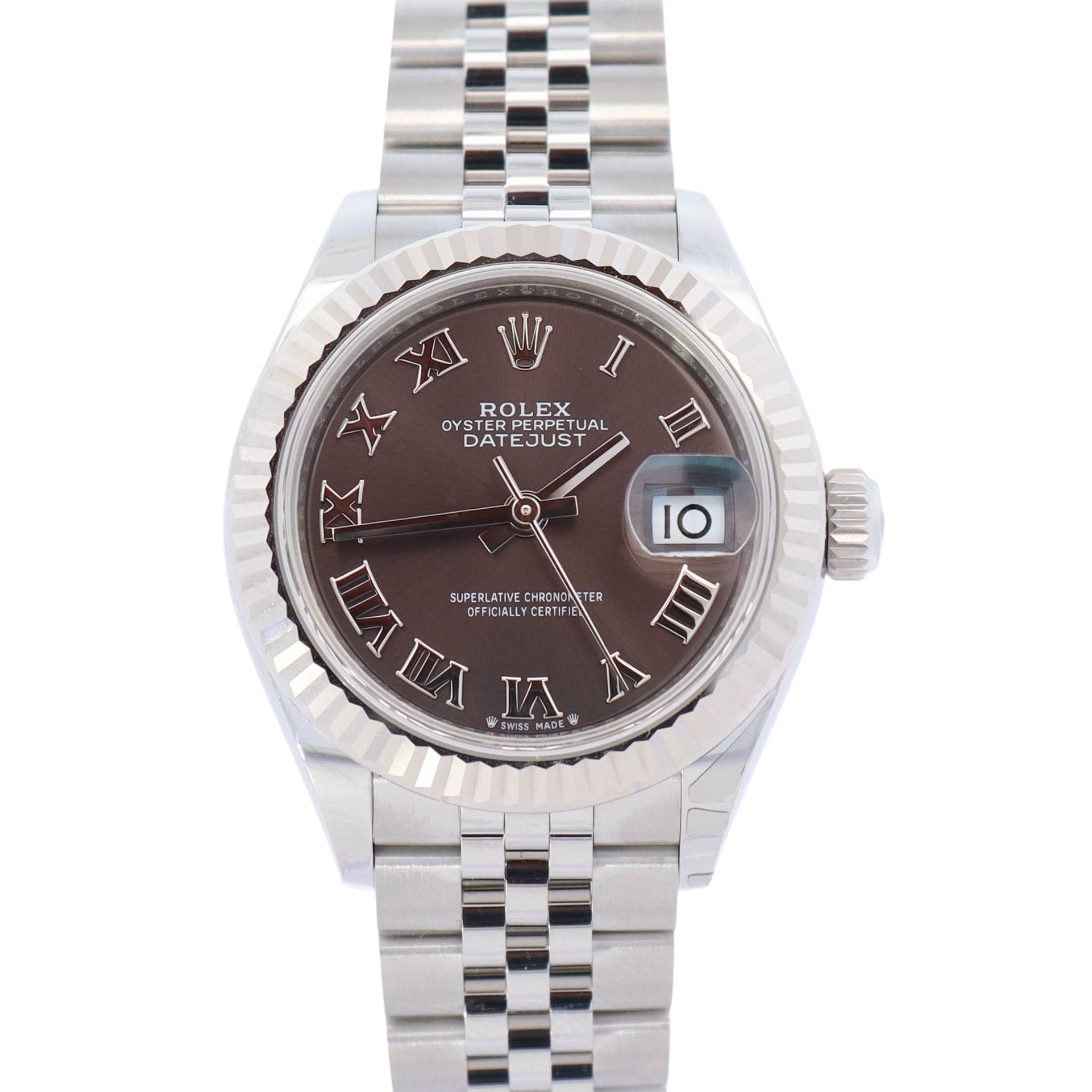 Rolex Datejust 28mm Grey Dial Watch Ref# 279174 - Happy Jewelers Fine Jewelry Lifetime Warranty