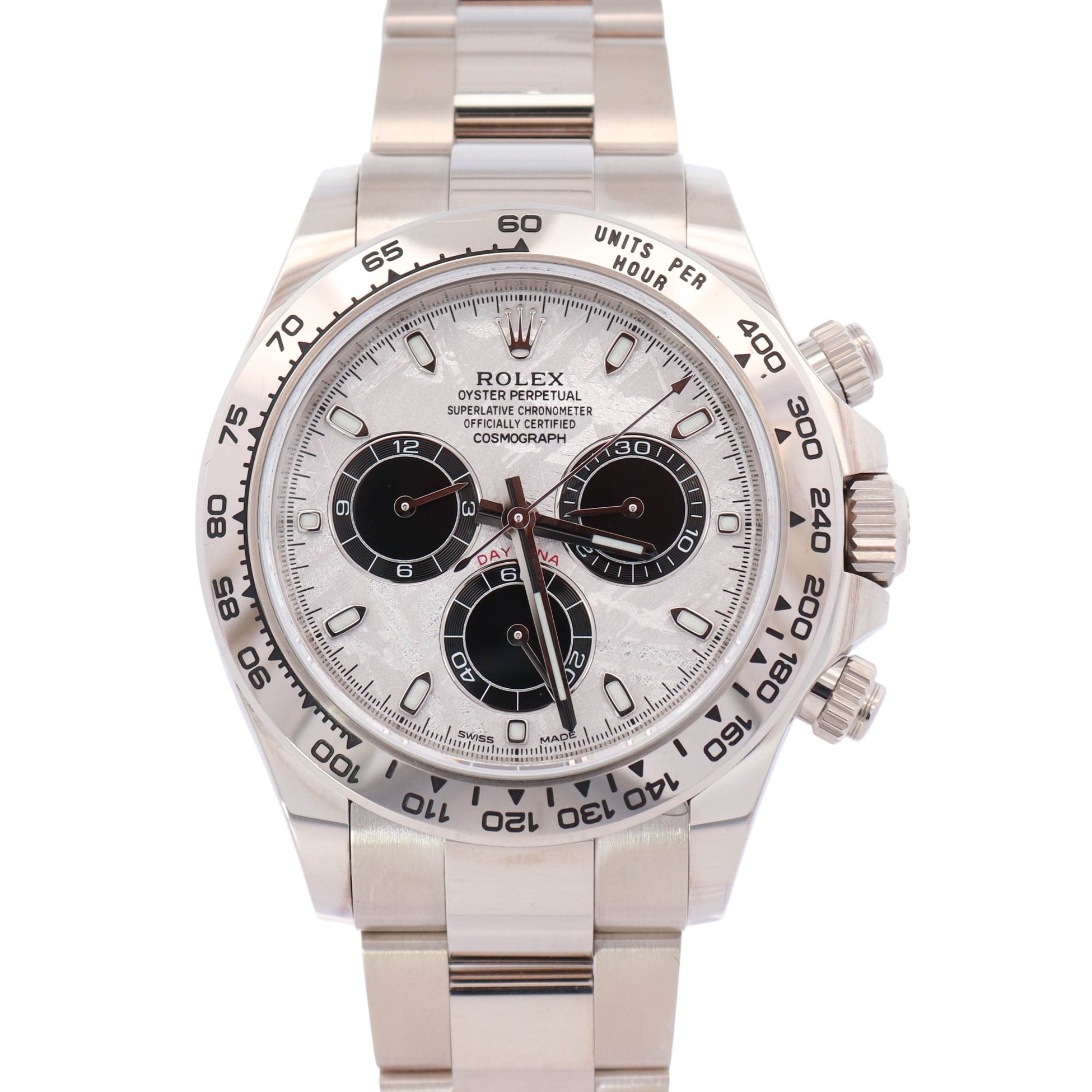 Rolex Daytona 40mm Meteorite Dial Watch Ref# 116509 - Happy Jewelers Fine Jewelry Lifetime Warranty