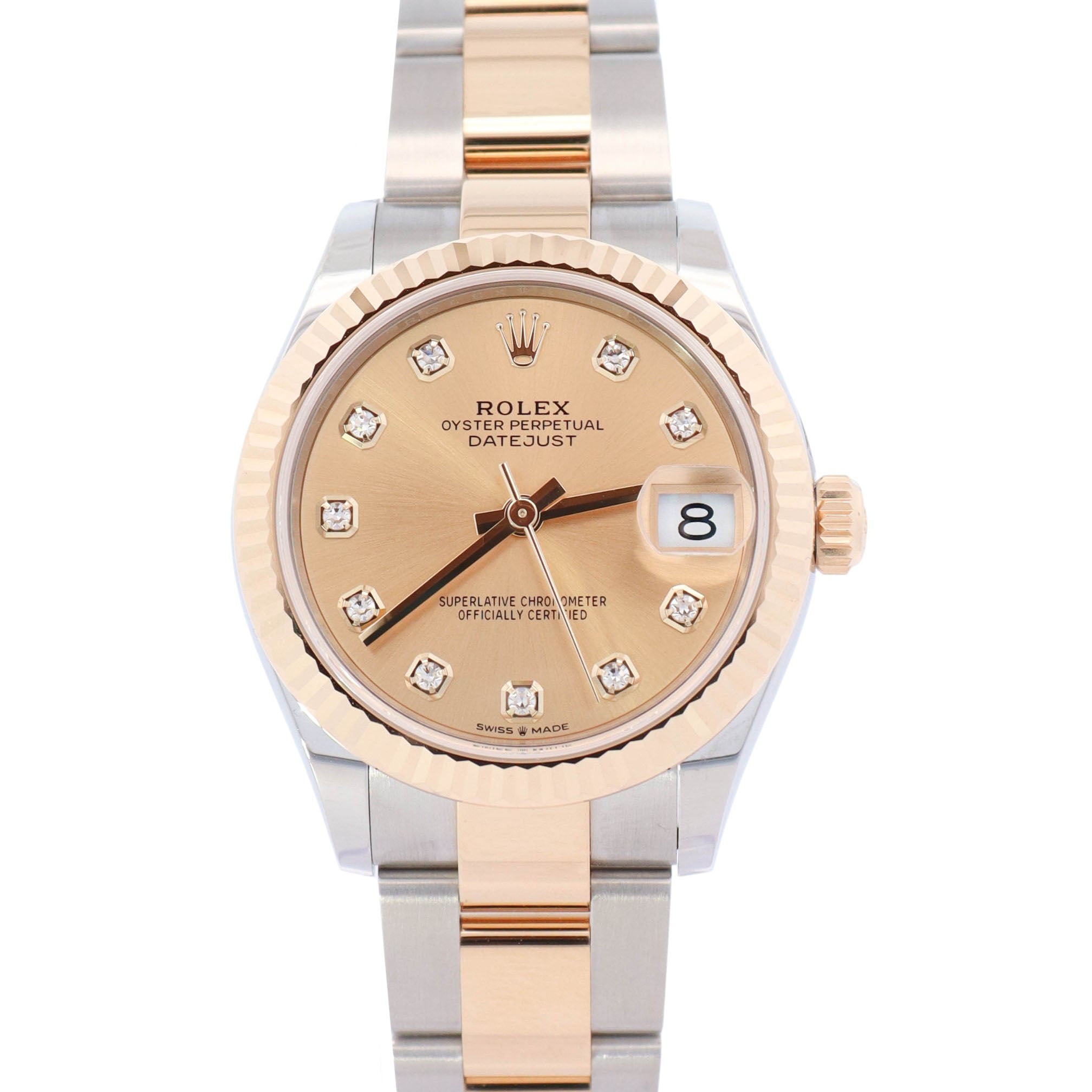 Rolex Datejust 31mm Champagne Dial Watch Ref# 278273 - Happy Jewelers Fine Jewelry Lifetime Warranty