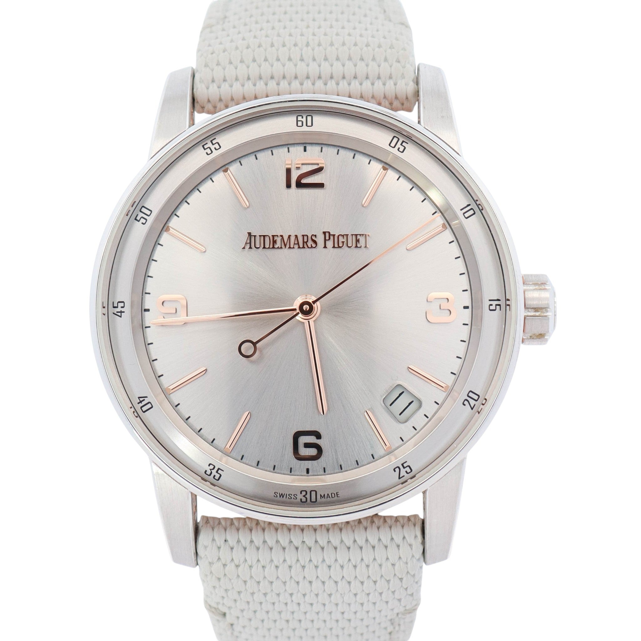 Audemars Piguet CODE 11.59 41mm Silver Dial Watch Ref# 15210CR.OO
