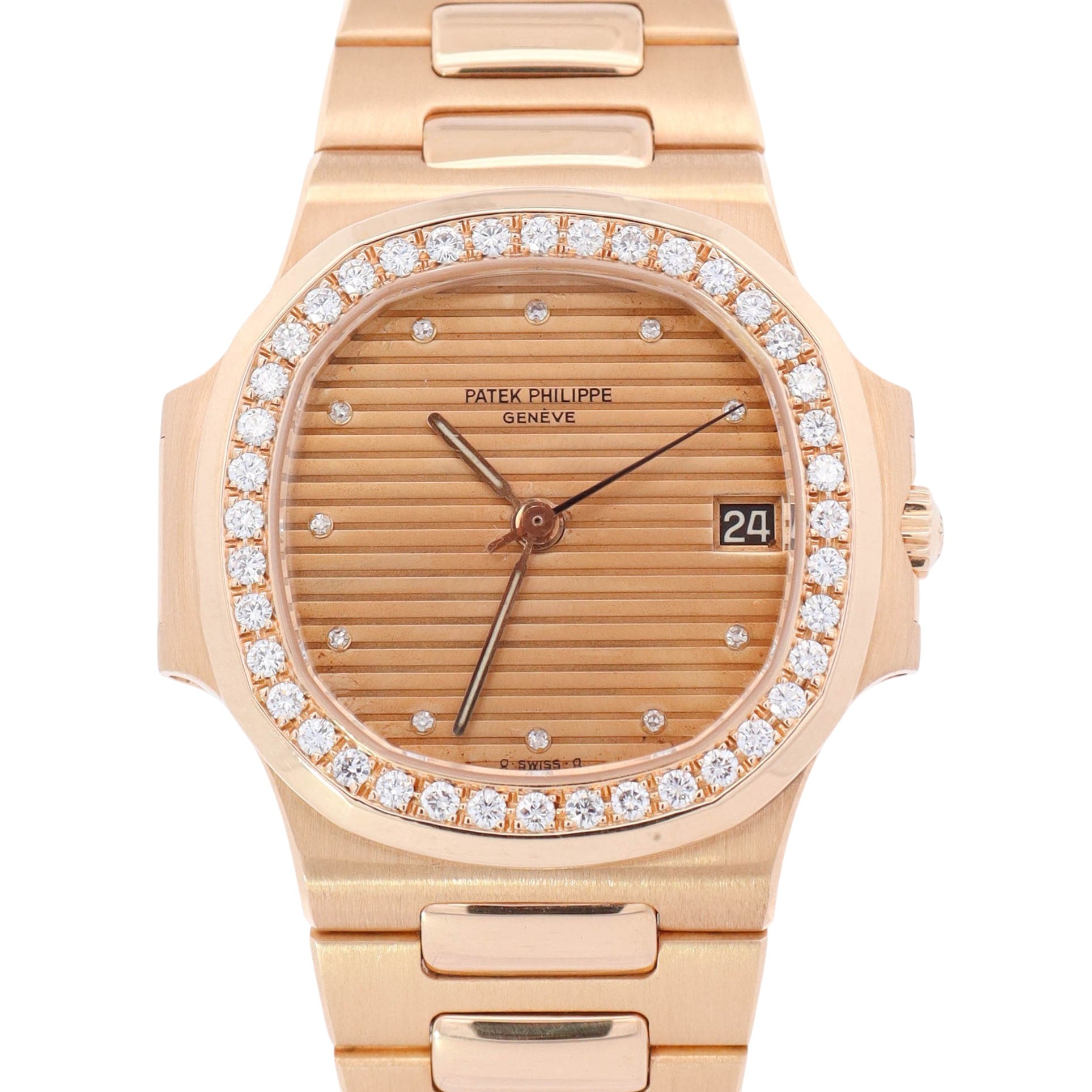 Patek Philippe Nautilus 38mm Champagne Dial Watch Ref# 3800/003J - Happy Jewelers Fine Jewelry Lifetime Warranty