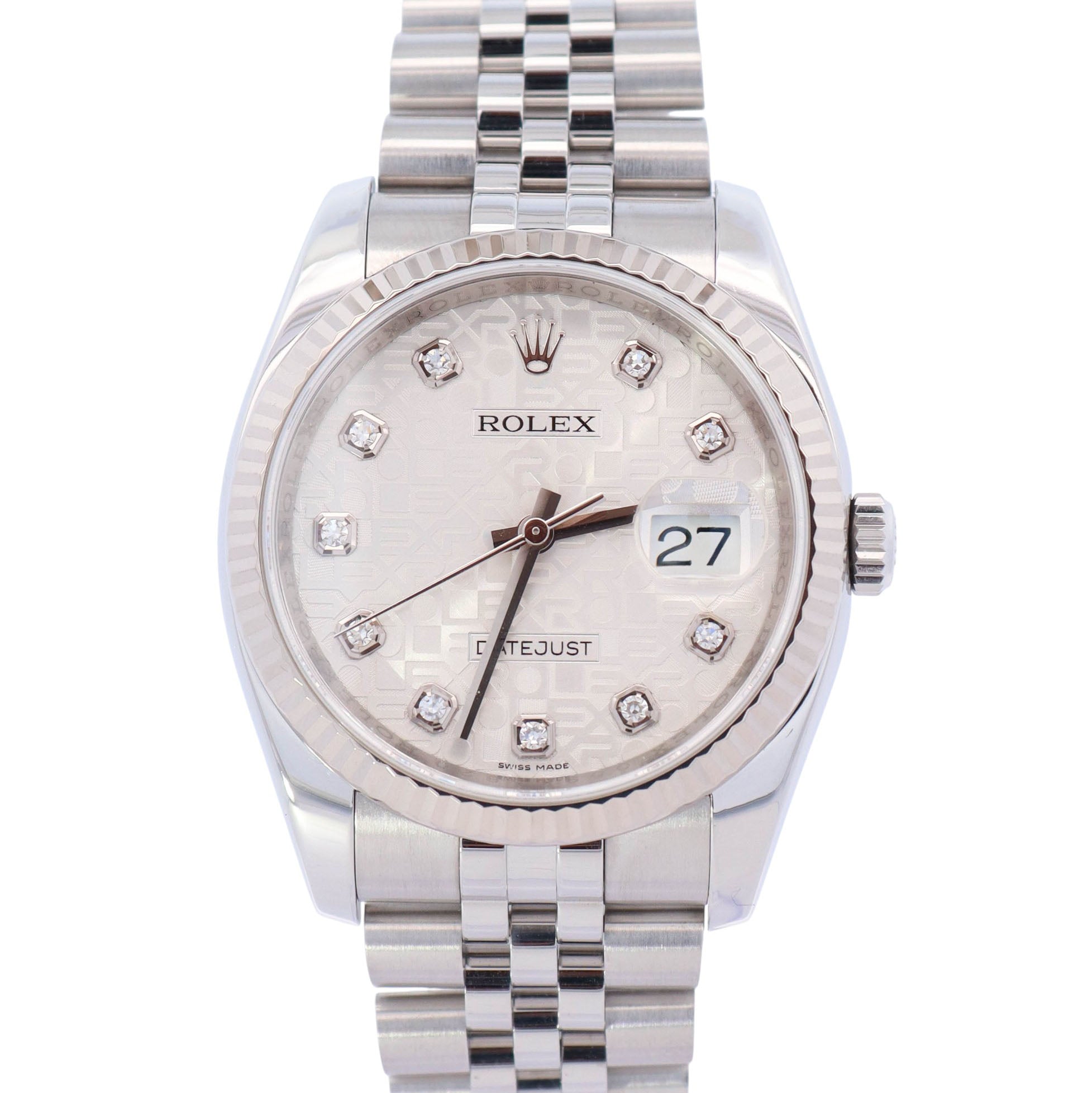 Rolex Datejust 36mm Silver Dial Watch Ref# 116234 - Happy Jewelers Fine Jewelry Lifetime Warranty