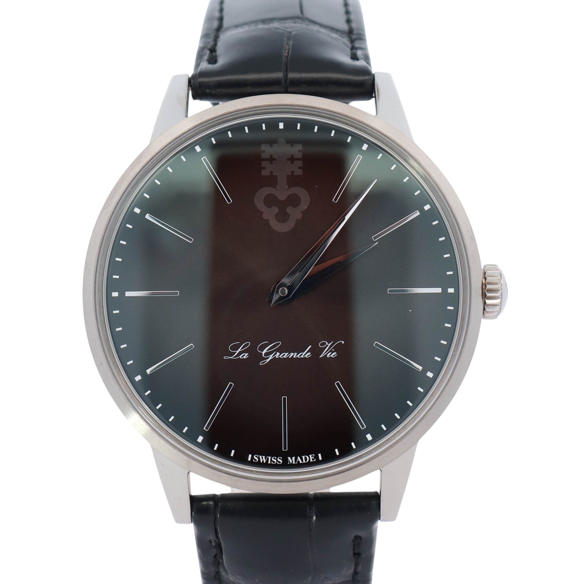 Corum Heritage 42mm Black Dial Watch Ref# 082.750.04/0F01 - Happy Jewelers Fine Jewelry Lifetime Warranty