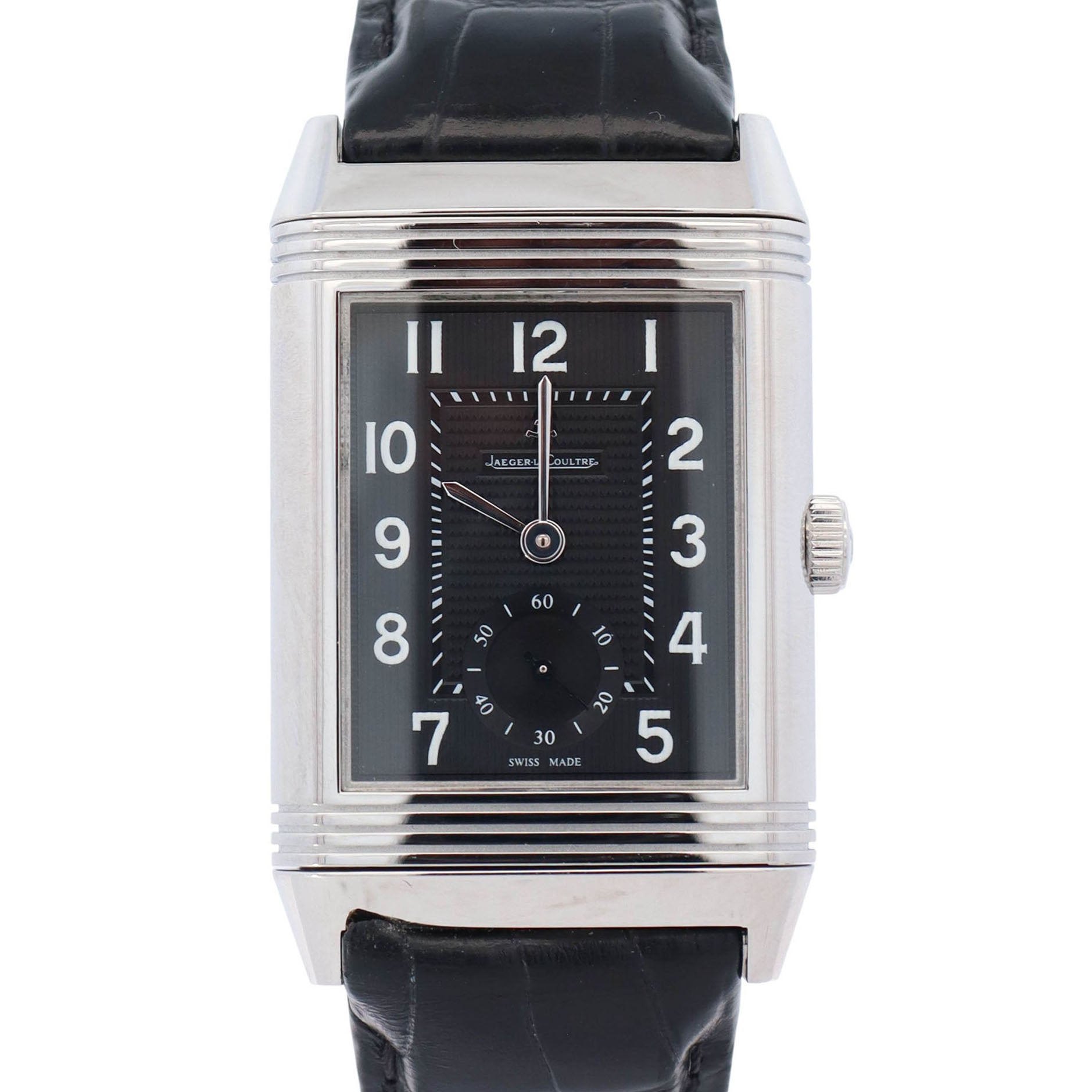 Jaeger-LeCoultre Reverso 48mm Black Dial Watch Ref# 273.8.04