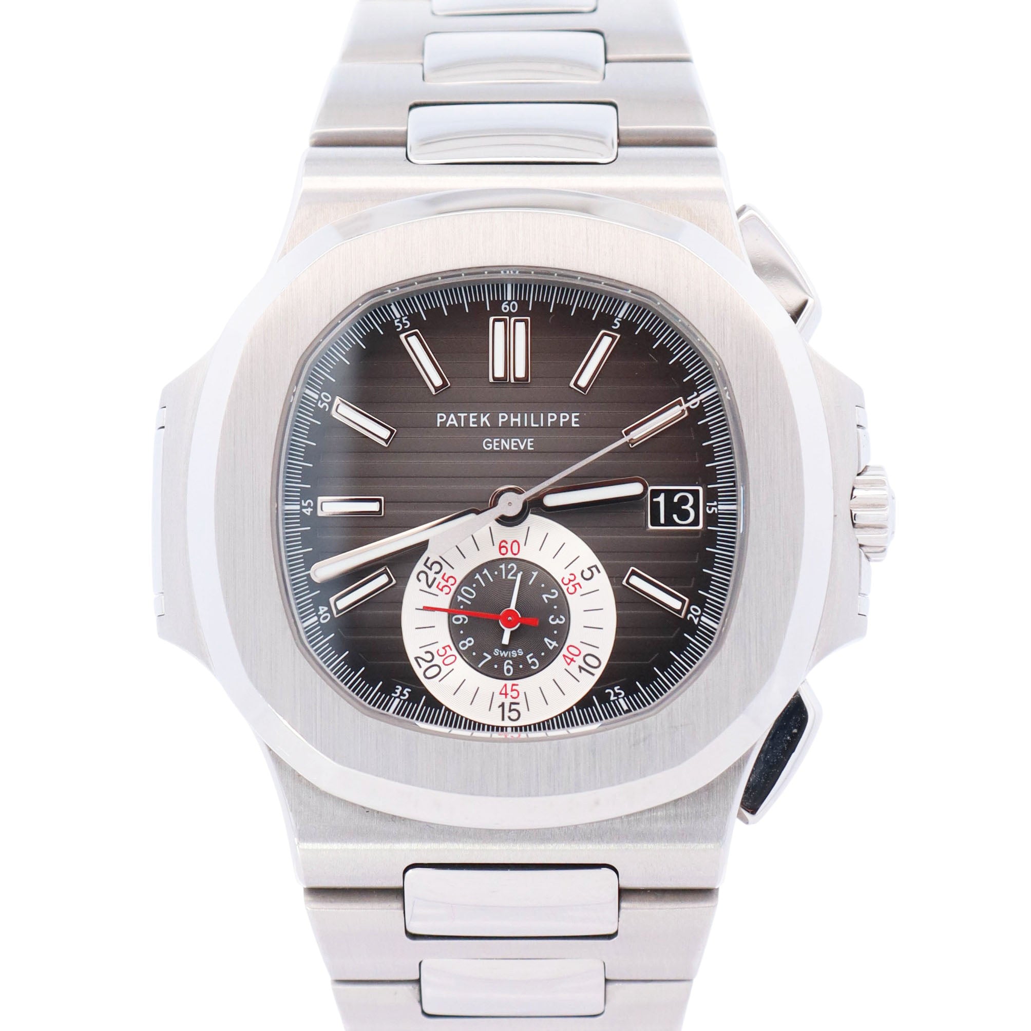 Patek Philippe Nautilus 40.5mm Black Dial Watch Ref# 5980/1A-014 - Happy Jewelers Fine Jewelry Lifetime Warranty