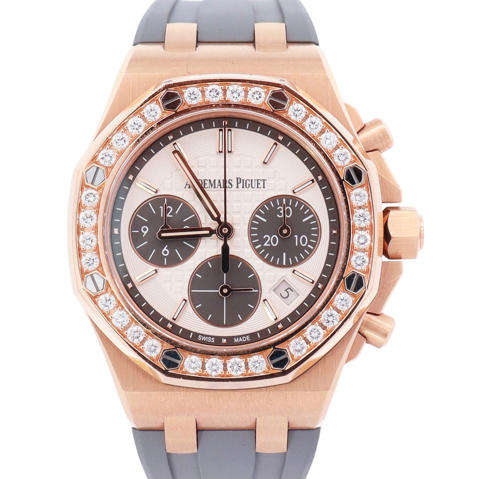 Audemars Piguet Royal Oak 37mm White Dial Watch Ref# 26231OR.ZZ.D003CA.01