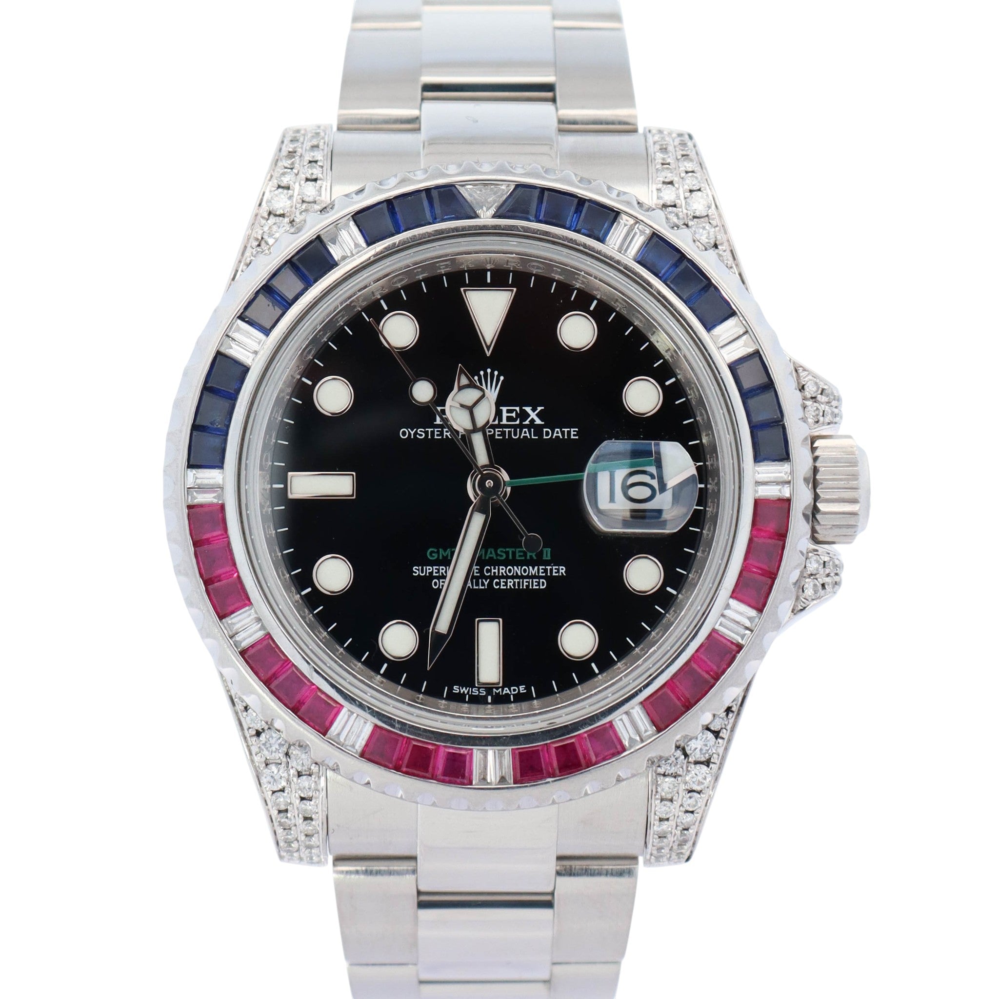 Rolex GMT-Master II 40mm Black Dial Watch Ref# 116710