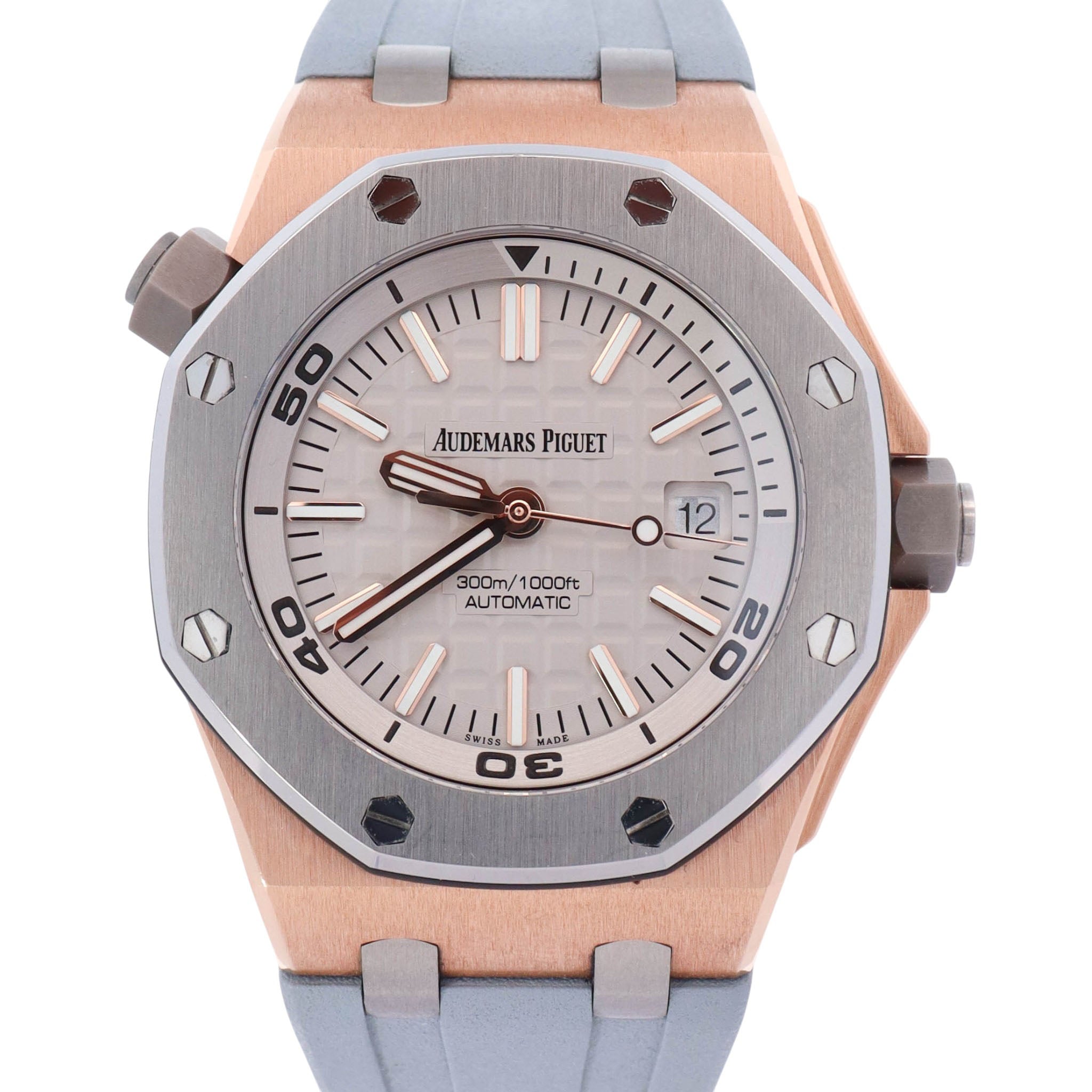 Audemars Piguet Royal Oak 42mm Gray Dial Watch Ref# 15711OI.OO.A006CA.01