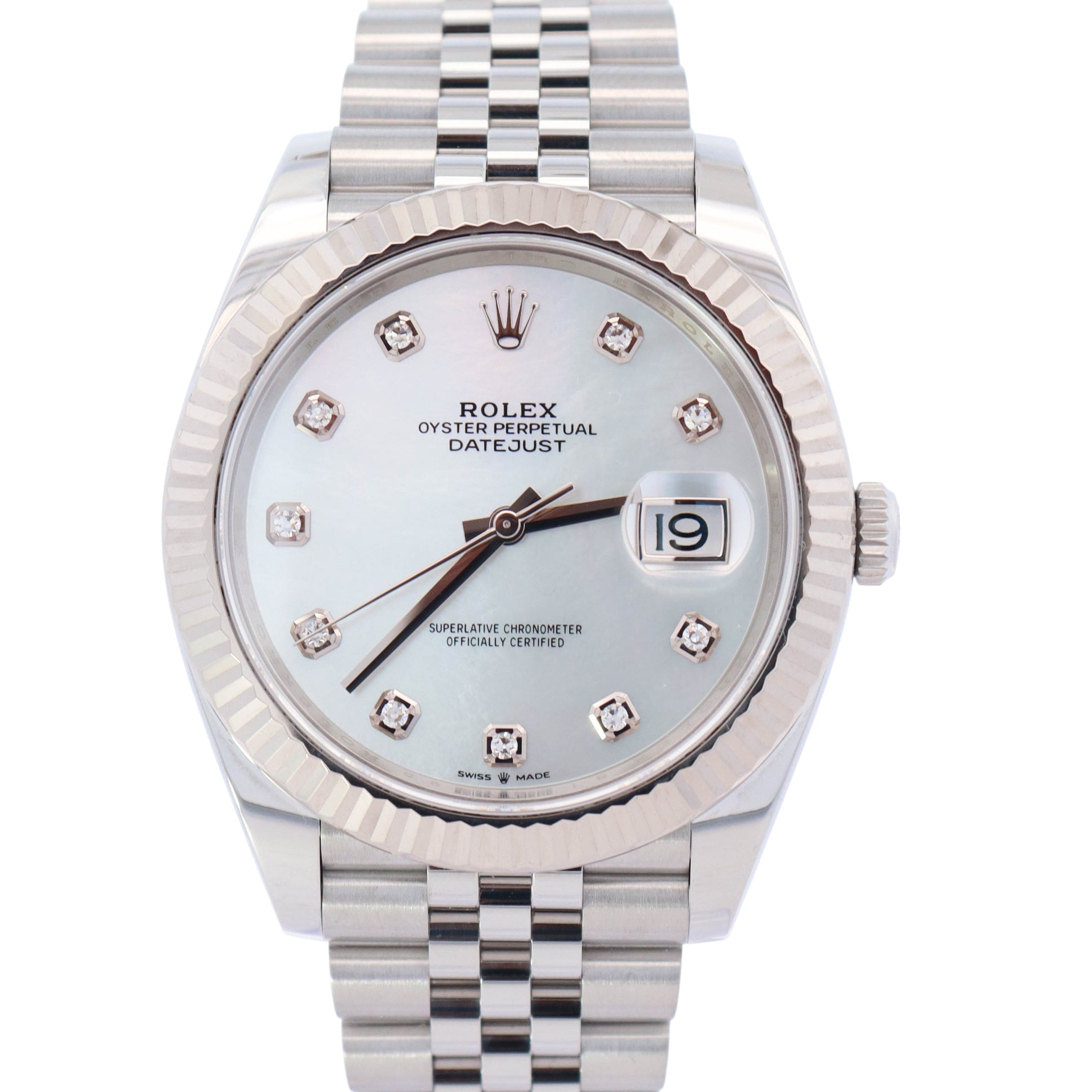 Rolex Datejust 41mm MOP Dial Watch Ref# 126334
