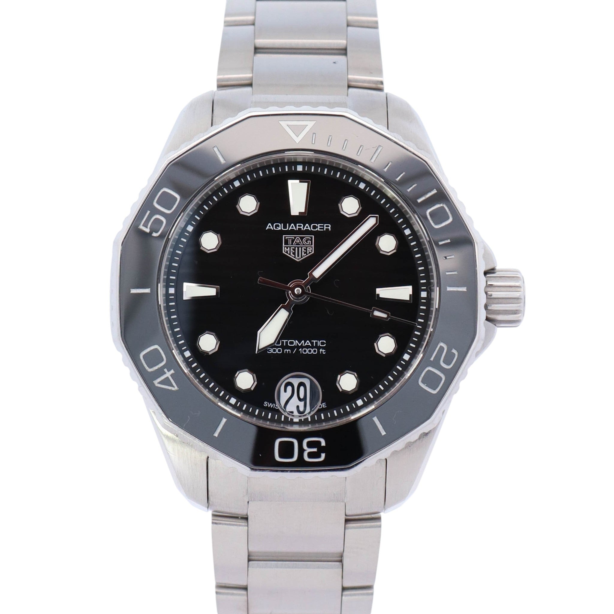 Tag Heuer Aquaracer 36mm Black Dial Watch Ref# WBP231D.BA0626