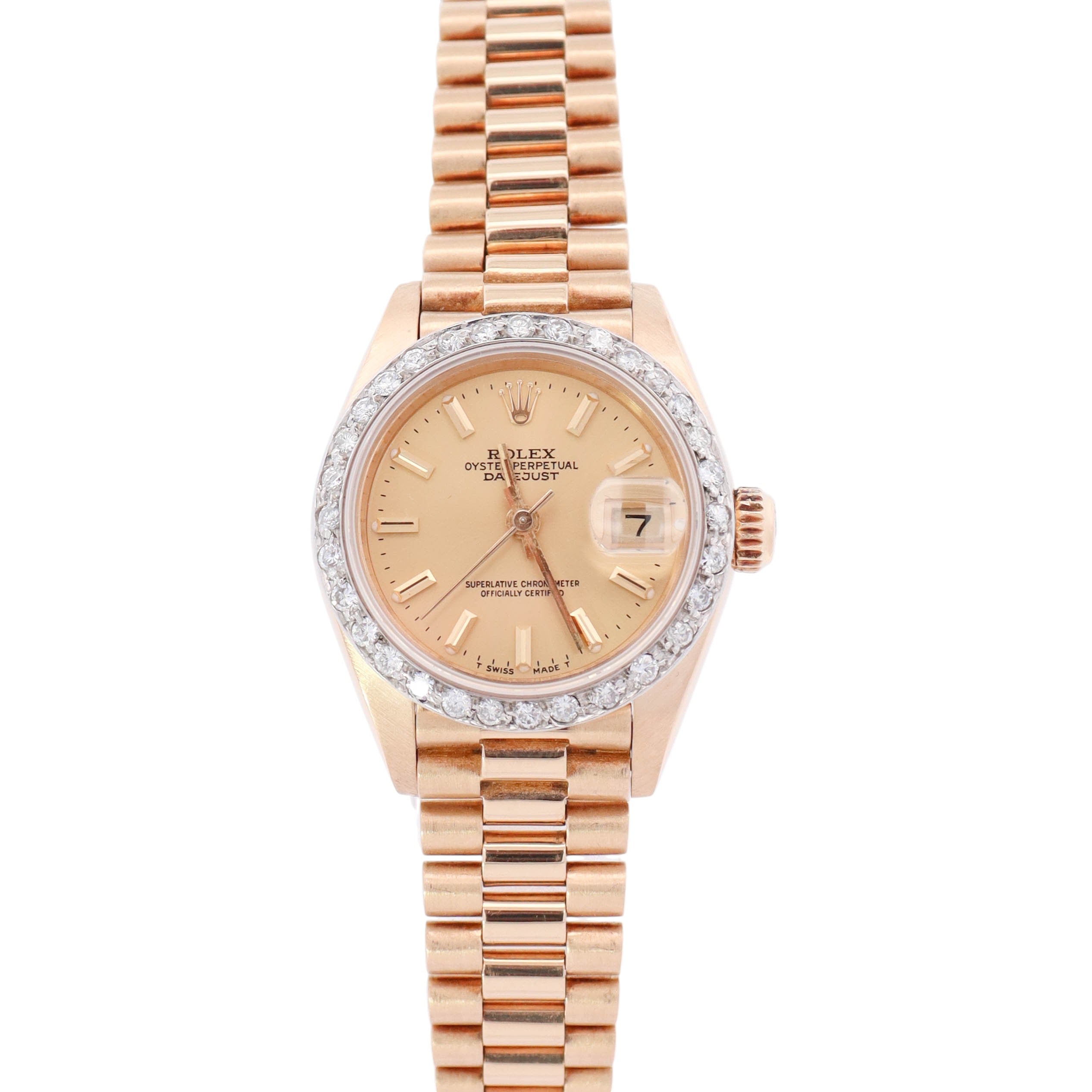 Rolex Datejust 26mm Champagne Dial Watch Ref# 6917 - Happy Jewelers Fine Jewelry Lifetime Warranty