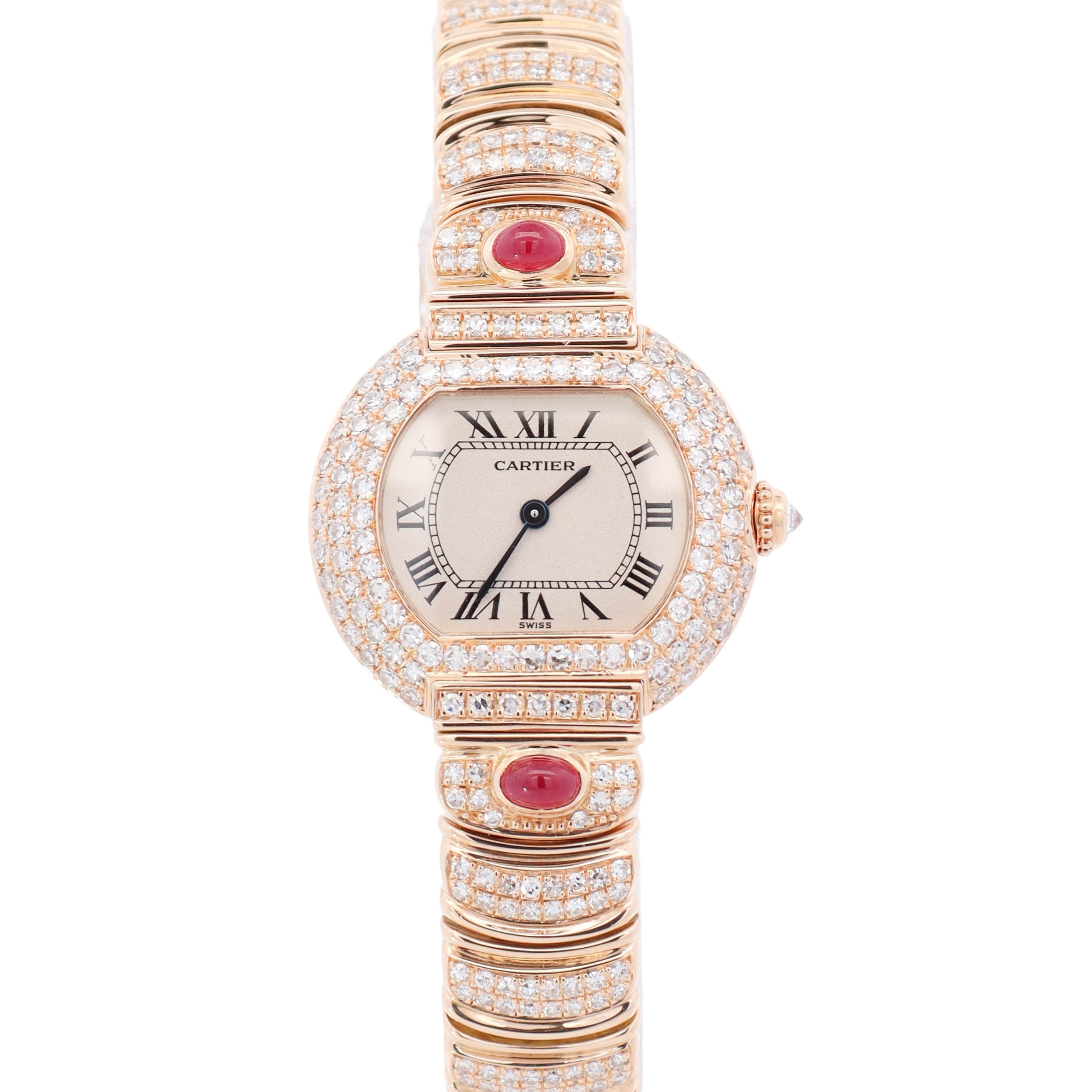 Cartier Ellipse 28mm x 12mm White Dial Watch