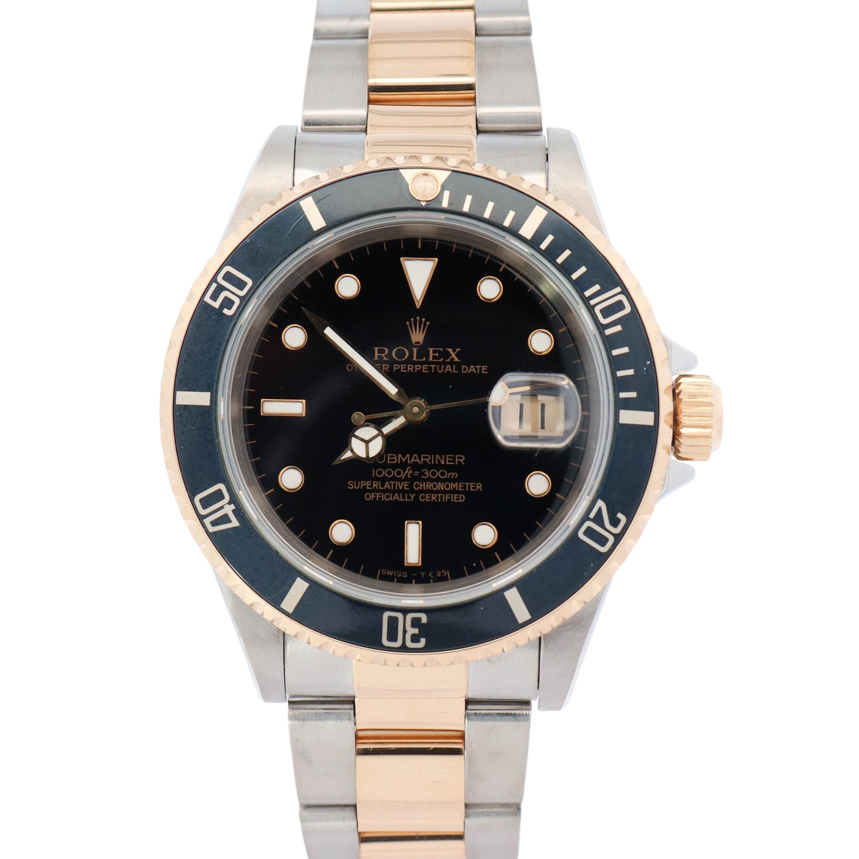 Rolex Submariner 40mm Black Dial Watch Ref# 16613 - Happy Jewelers Fine Jewelry Lifetime Warranty