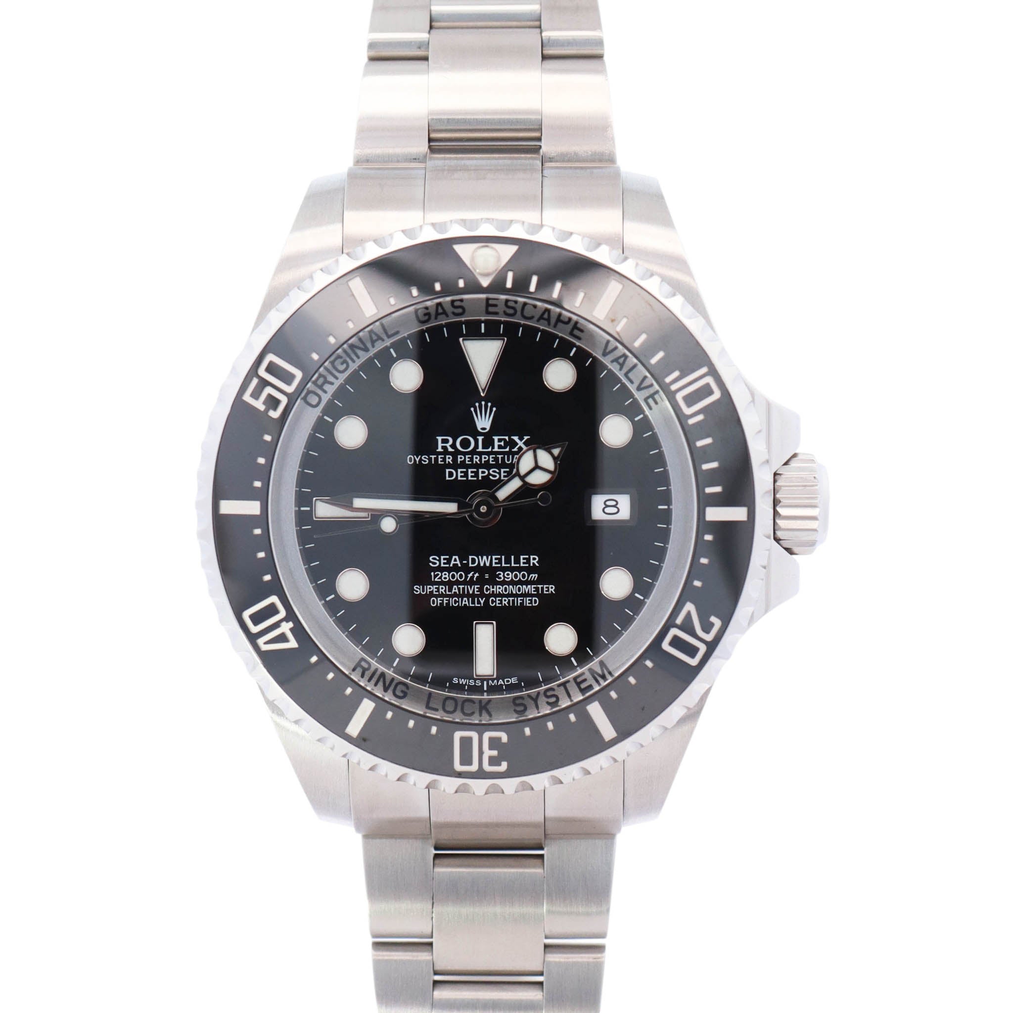 Rolex Sea-Dweller Deepsea 44mm Black Dial Watch Ref# 116660 - Happy Jewelers Fine Jewelry Lifetime Warranty